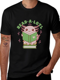 Read-A-Lotl Axolotl Reading T-Shirt