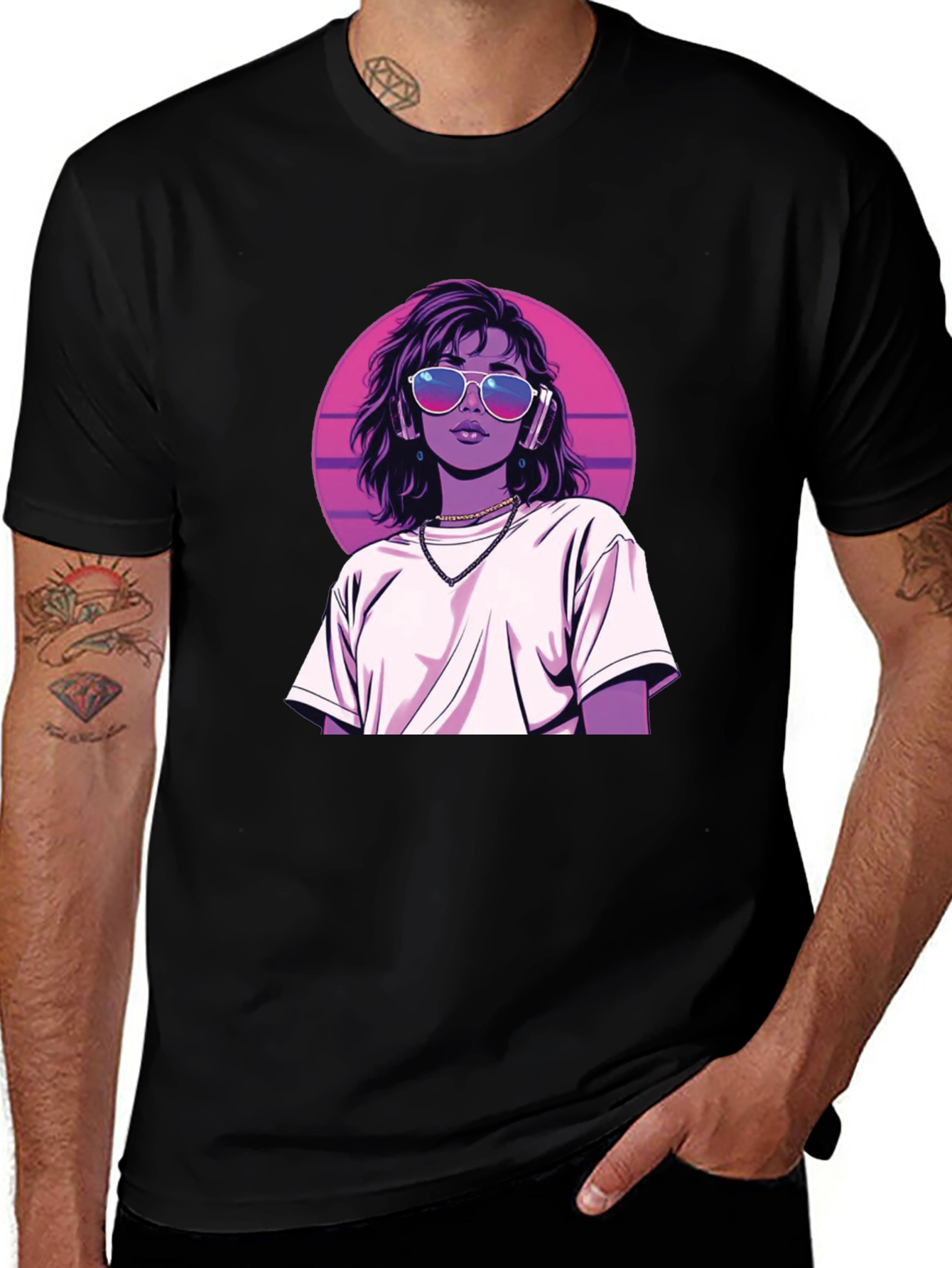 Retro Wave T-Shirt - 80s Style Graphic Tee