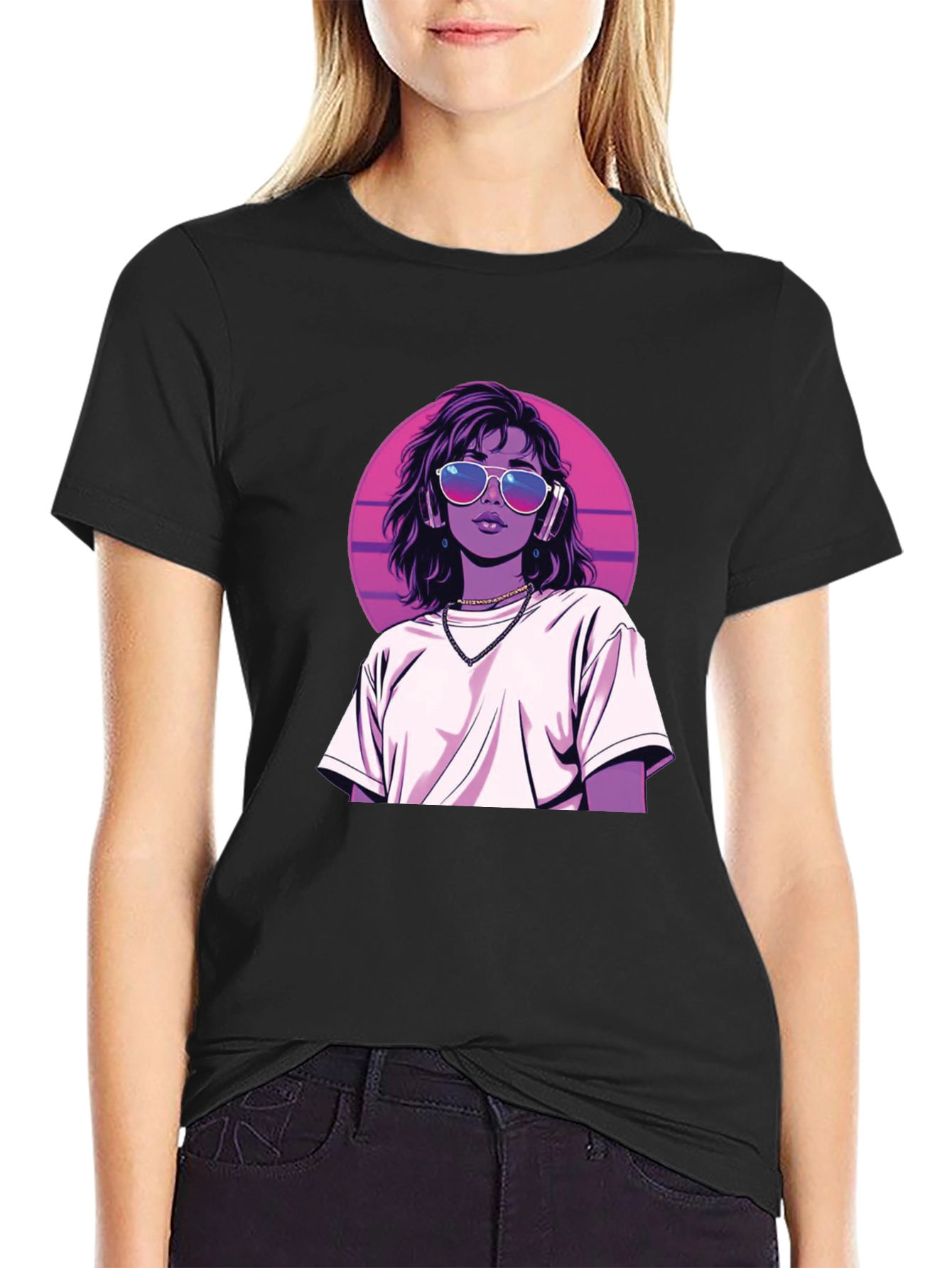 Retro Wave T-Shirt - 80s Style Graphic Tee