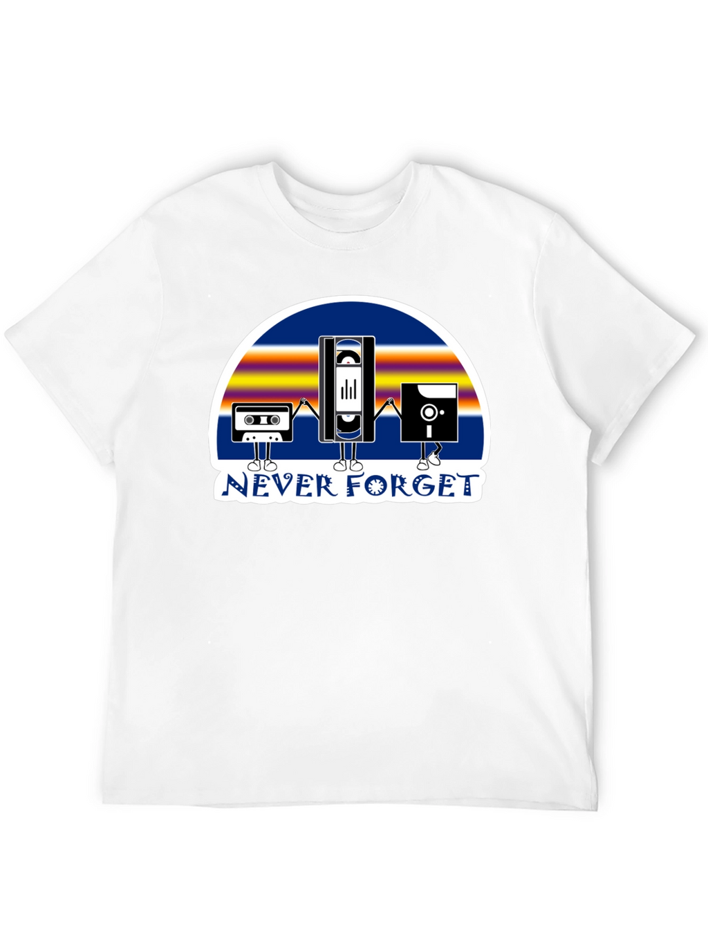 Retro Tech Never Forget Graphic T-Shirt