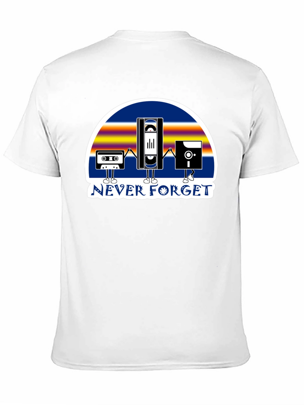 Retro Tech Never Forget Graphic T-Shirt