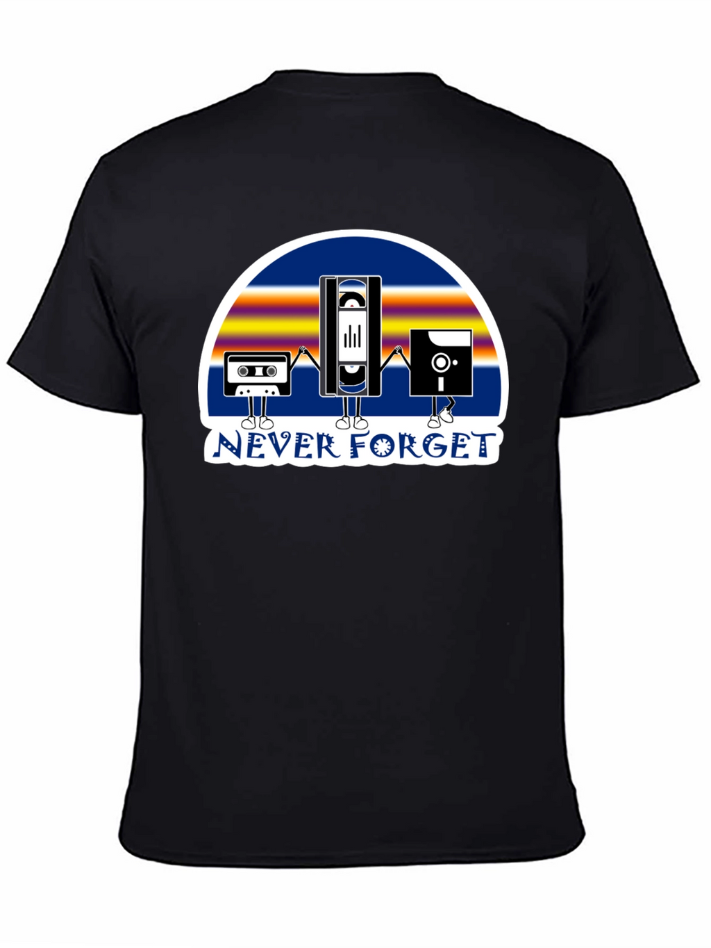 Retro Tech Never Forget Graphic T-Shirt