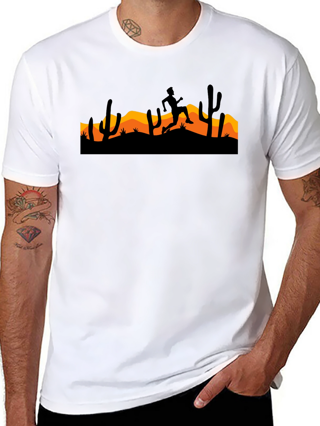 Desert Runner Black T-Shirt