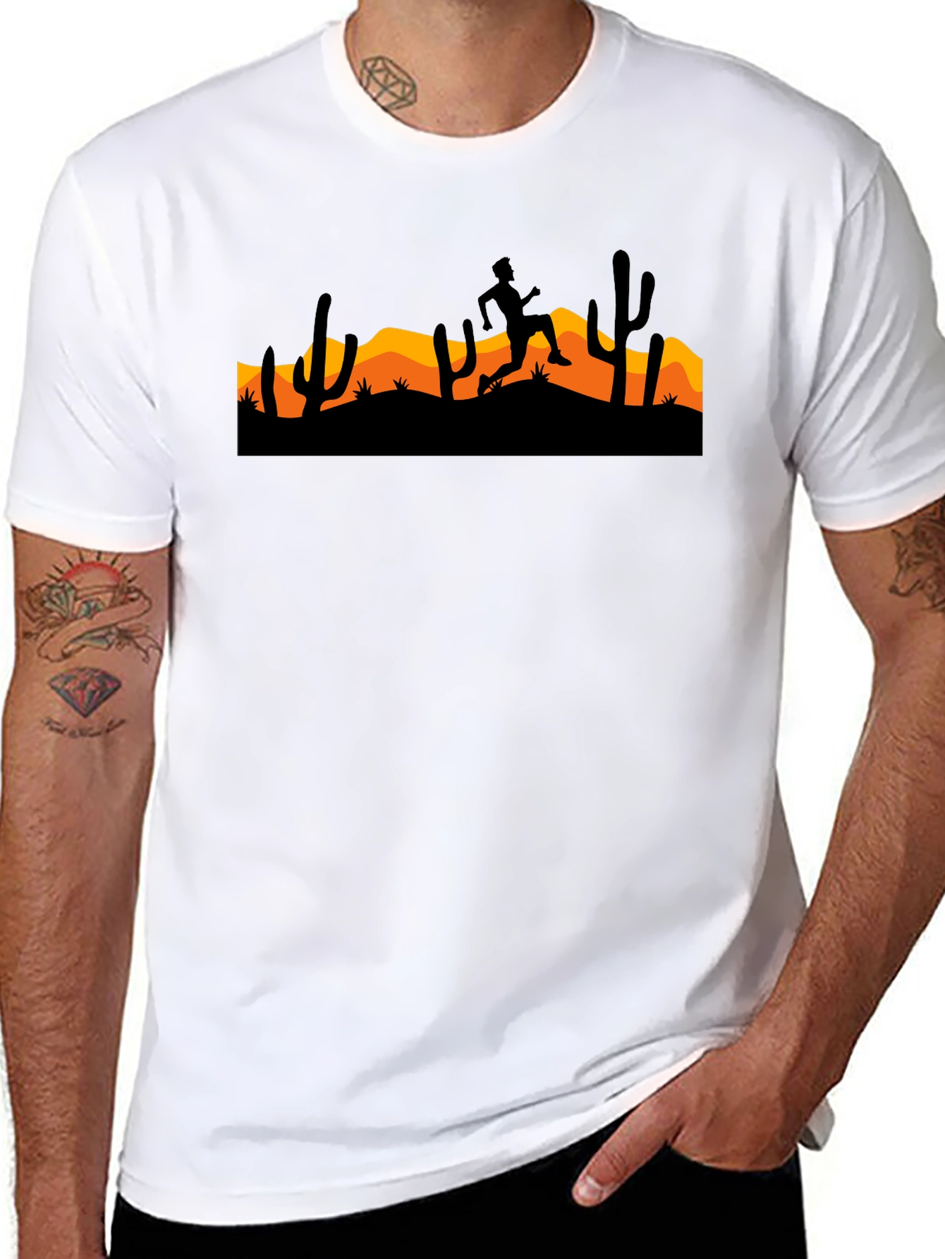 Desert Runner Black T-Shirt