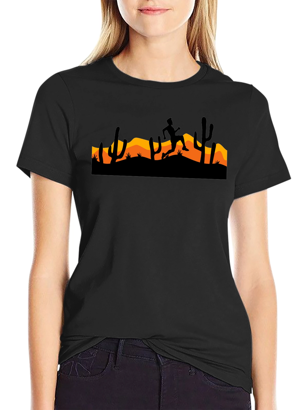 Desert Runner Black T-Shirt