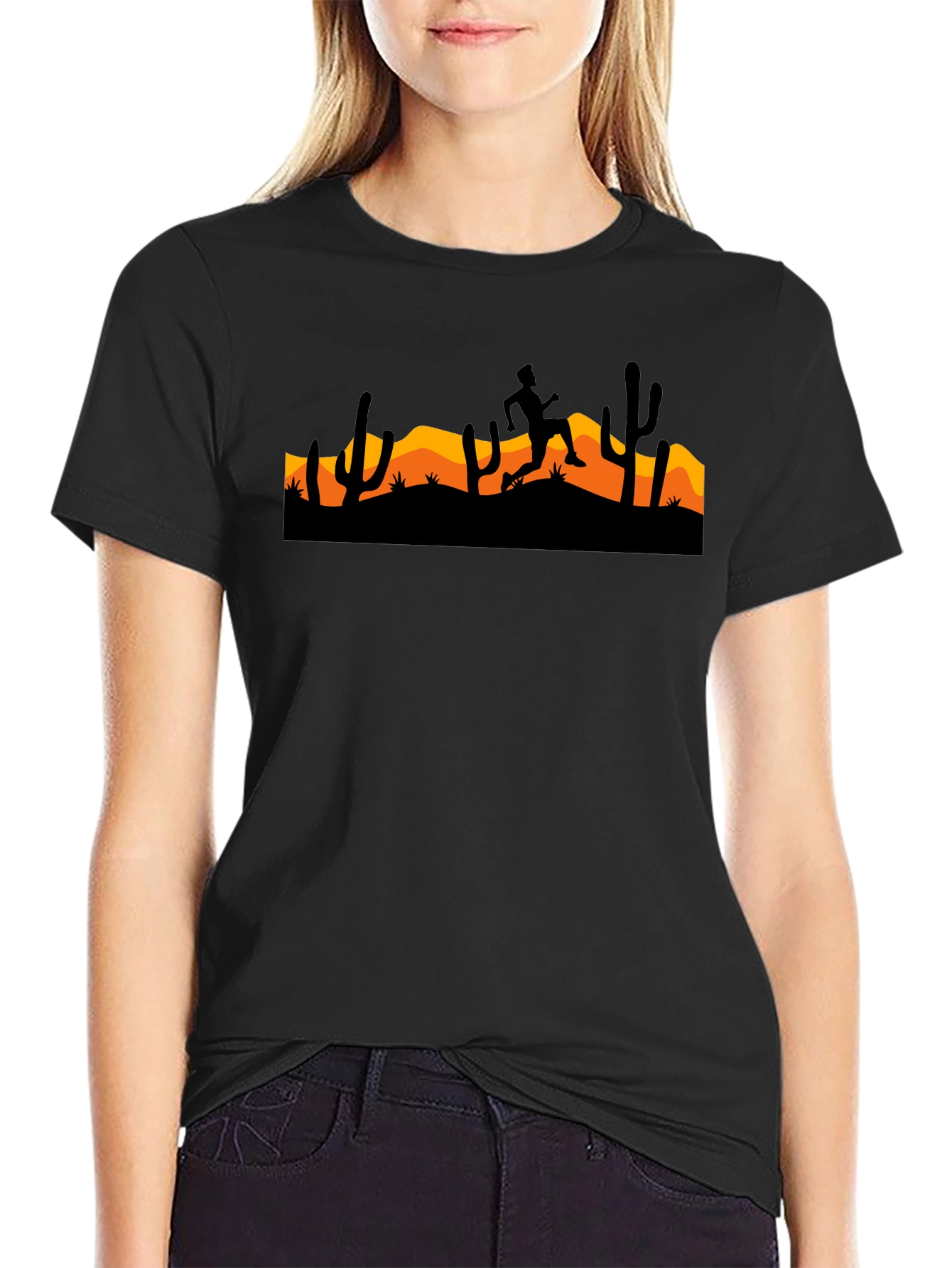 Desert Runner Black T-Shirt