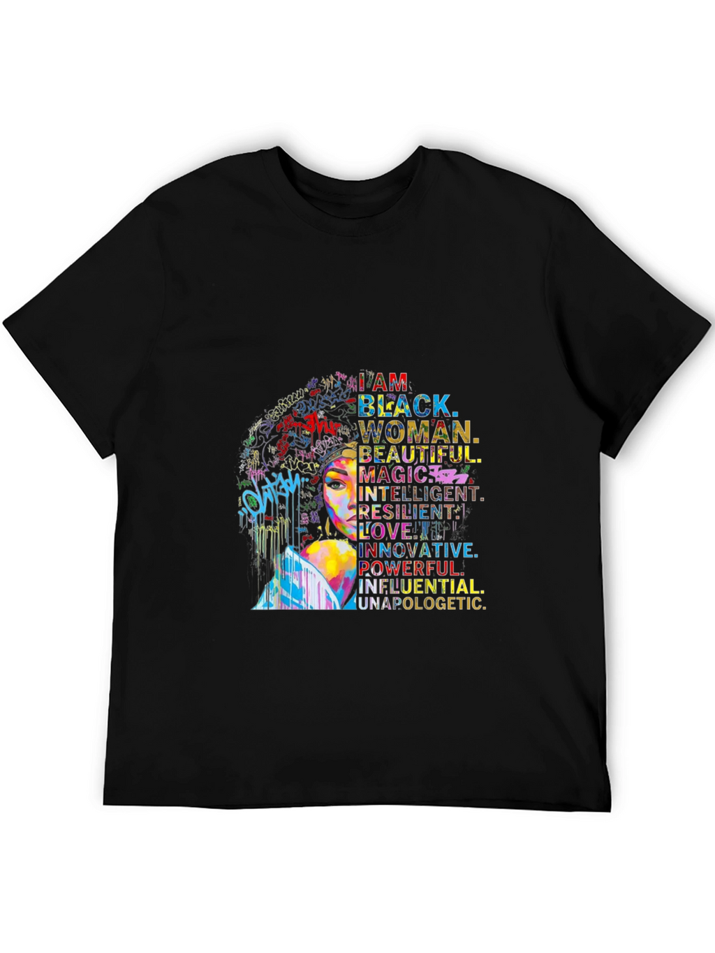 Empowered Black Woman Graphic Tee
