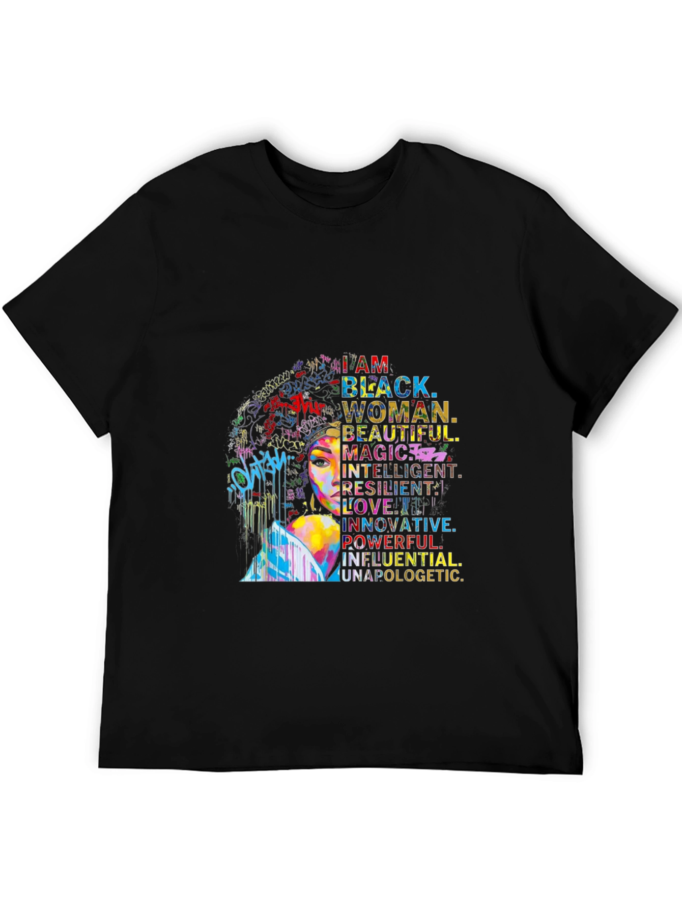 Empowered Black Woman Graphic Tee