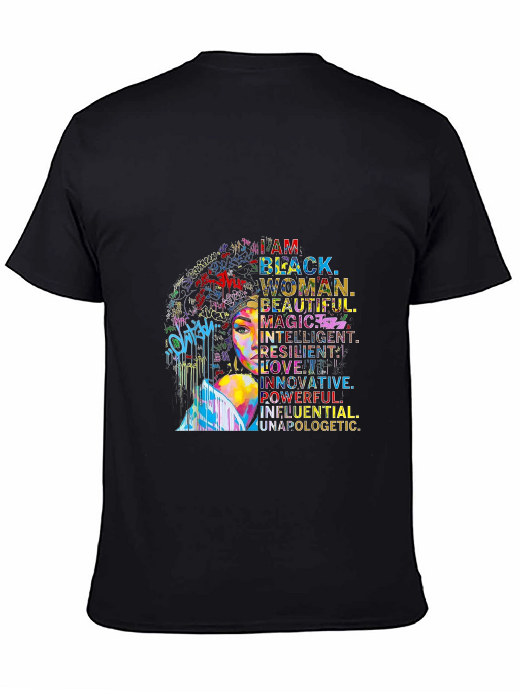 Empowered Black Woman Graphic Tee