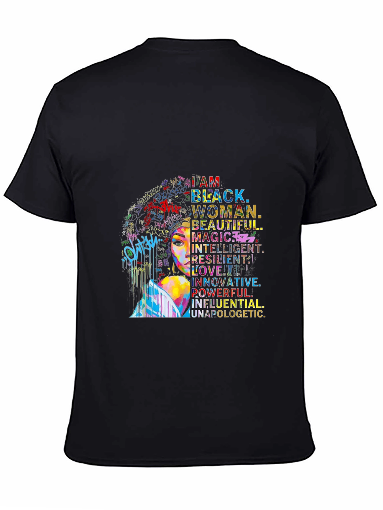 Empowered Black Woman Graphic Tee