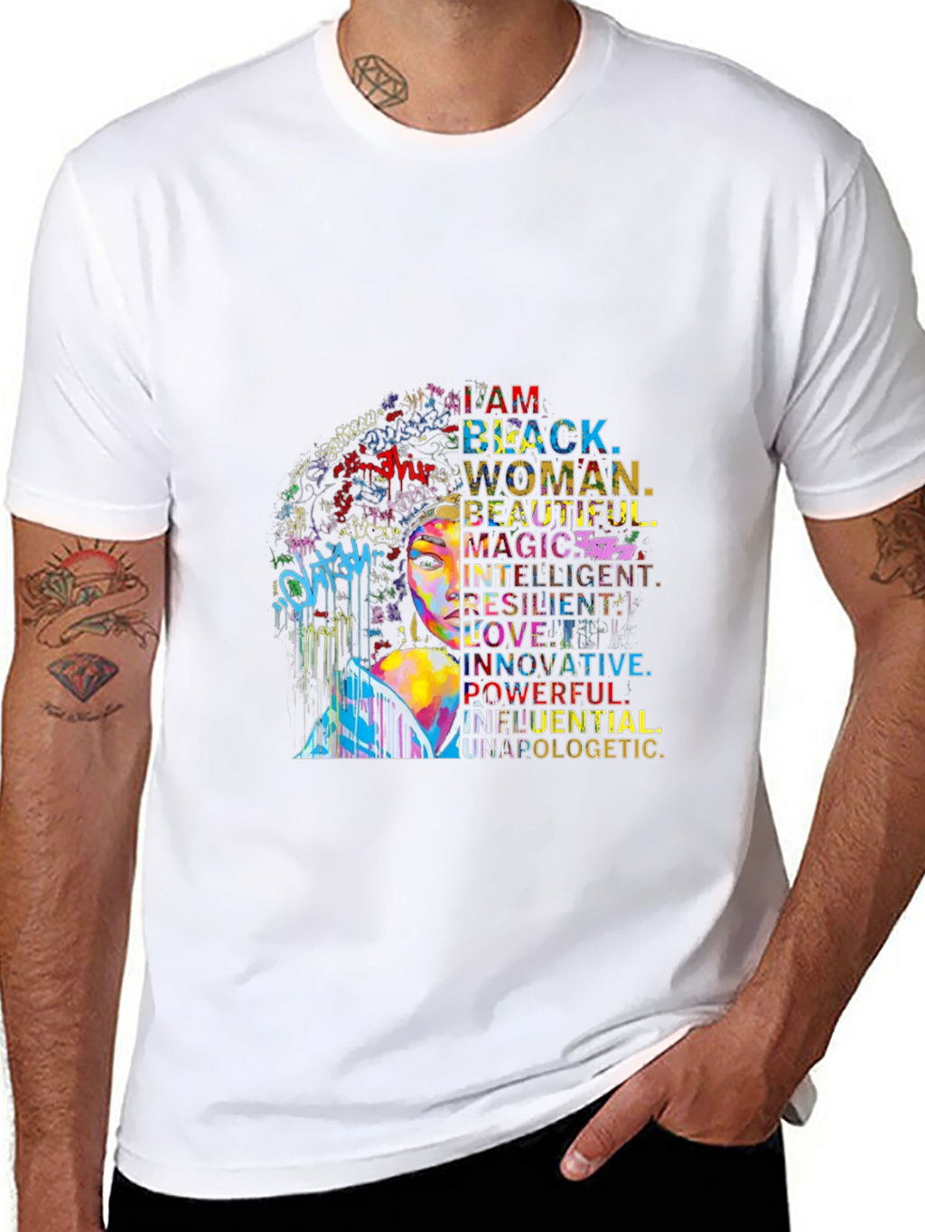 Empowered Black Woman Graphic Tee