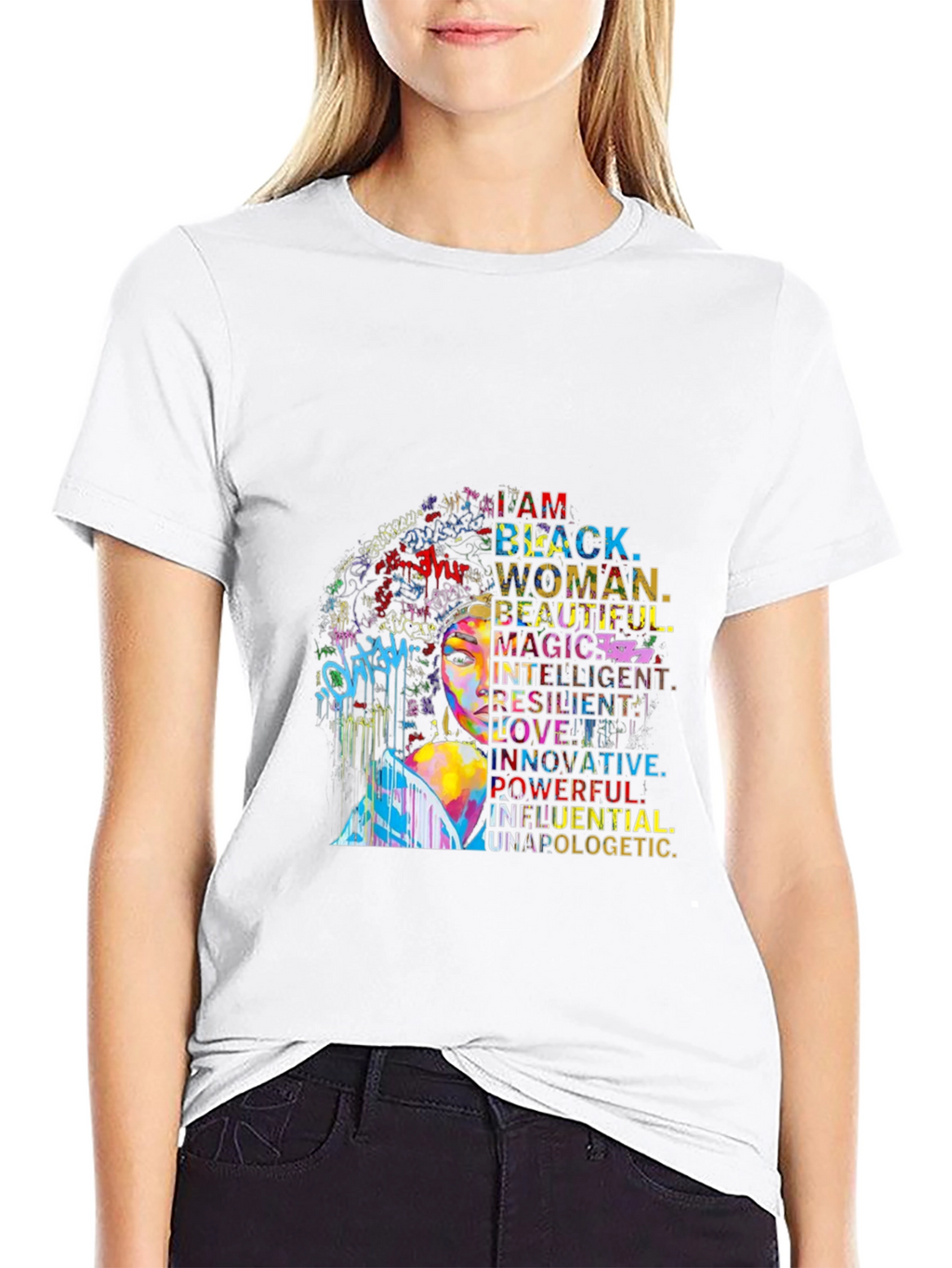 Empowered Black Woman Graphic Tee