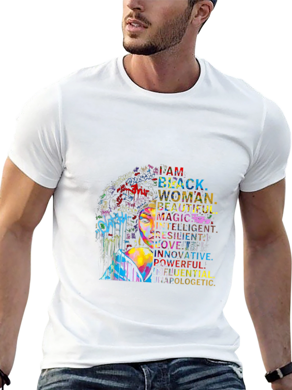 Empowered Black Woman Graphic Tee
