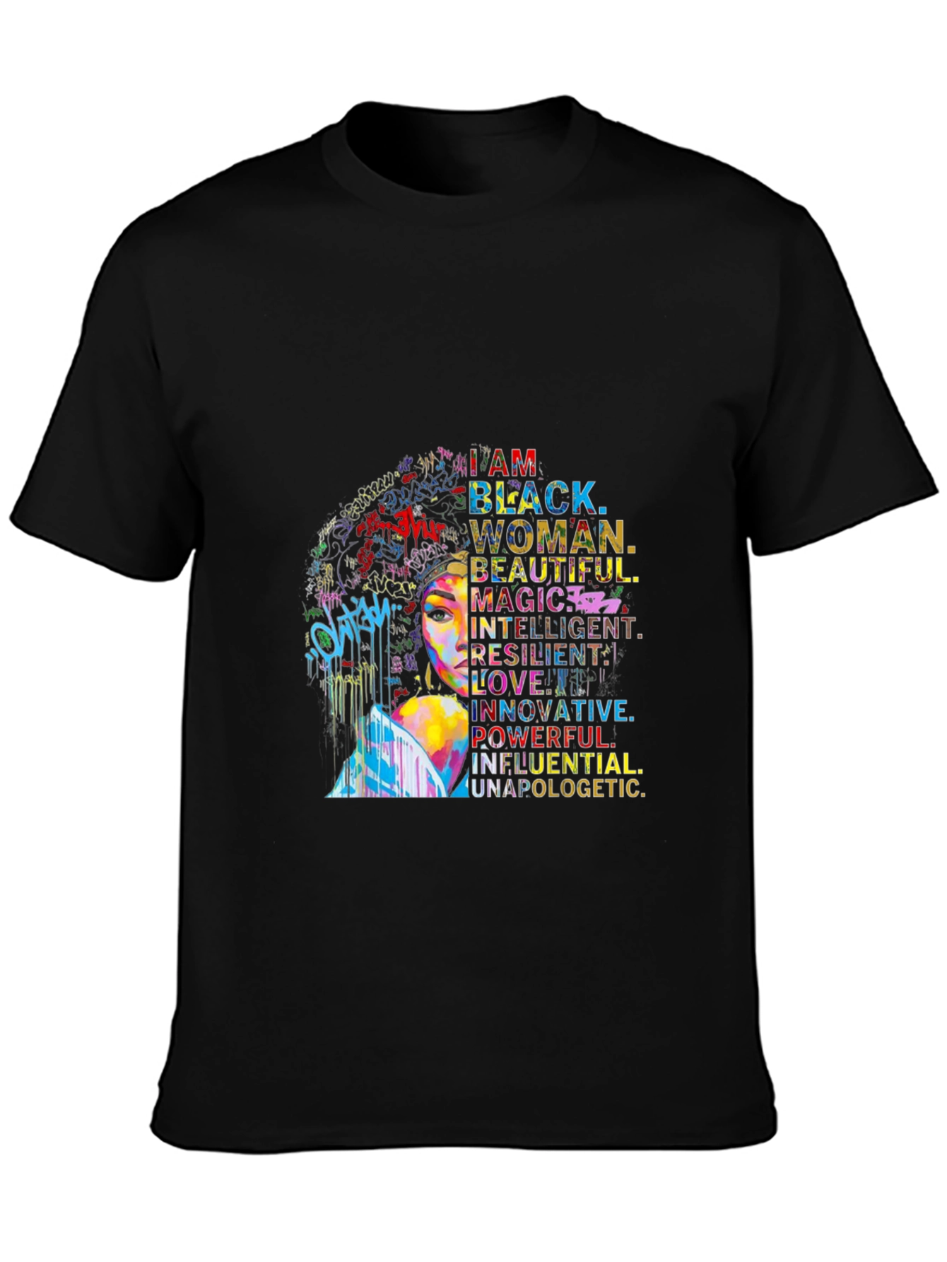 Empowered Black Woman Graphic Tee