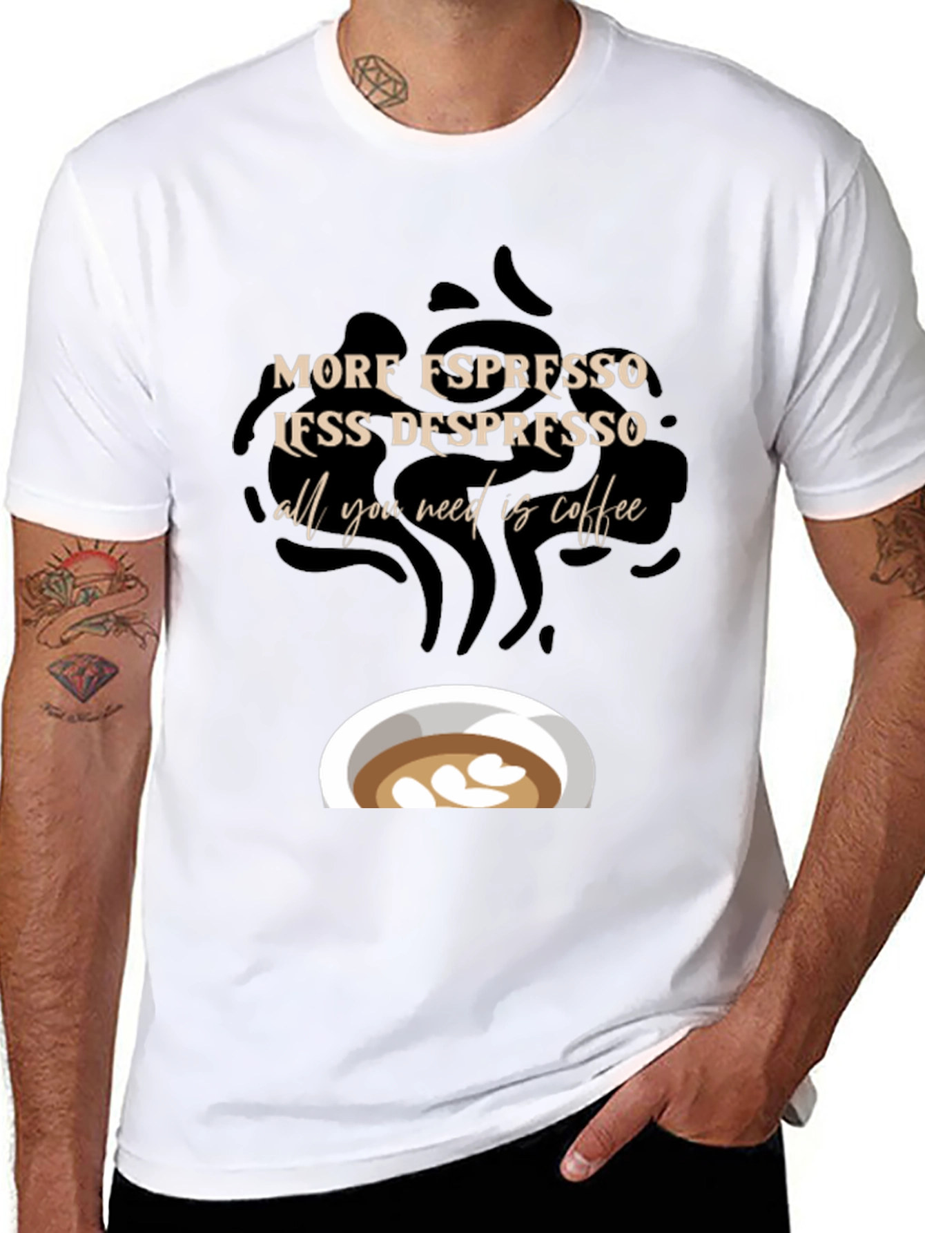 Espresso Coffee Graphic T-Shirt