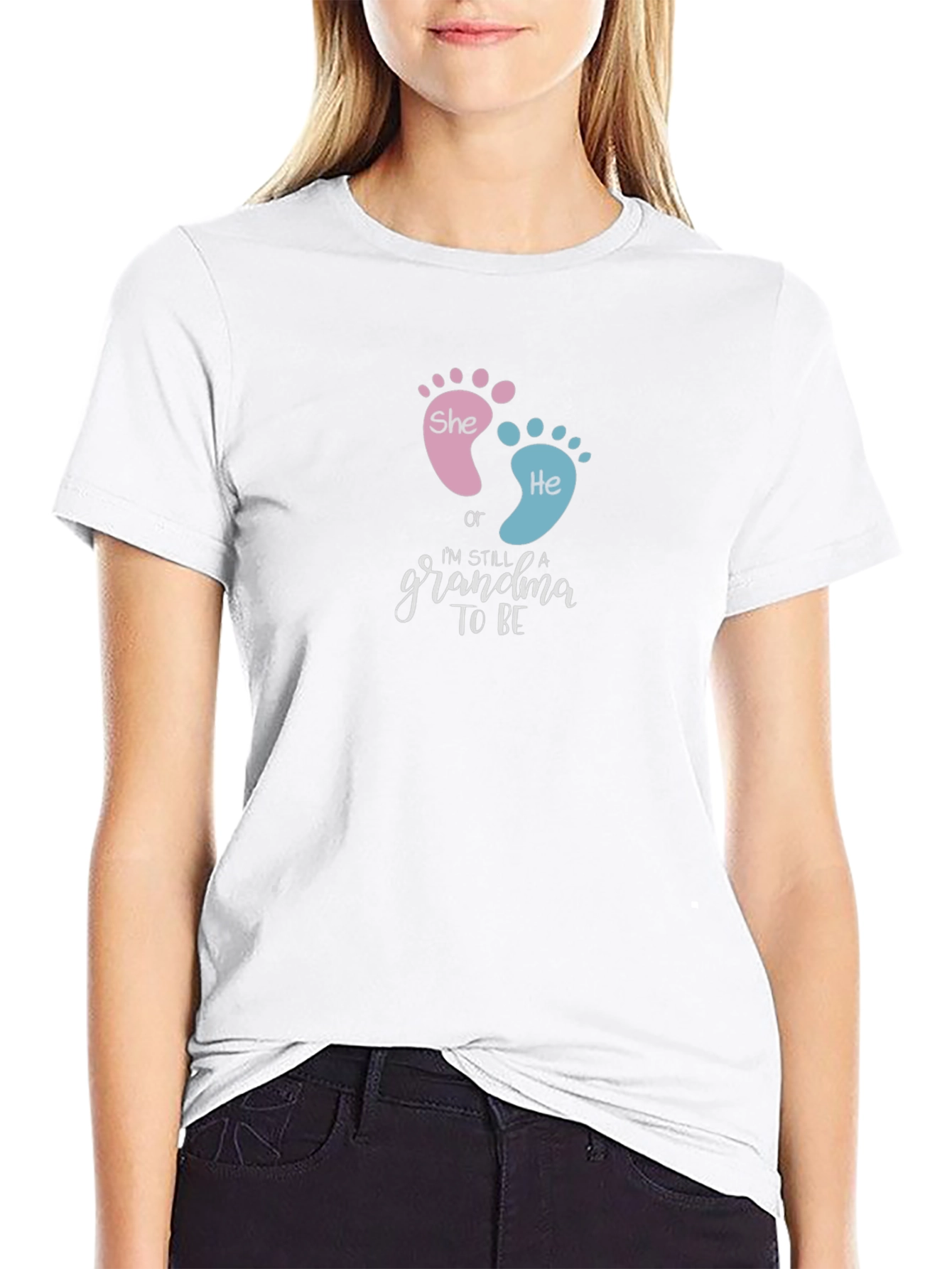 Grandma to Be Gender Reveal T-Shirt