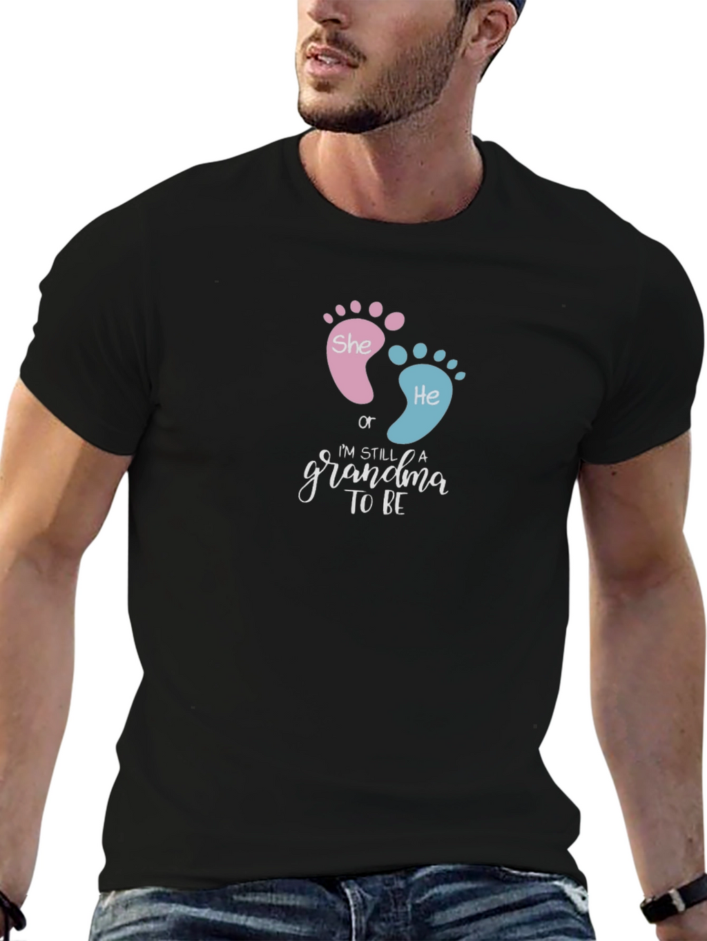 Grandma to Be Gender Reveal T-Shirt