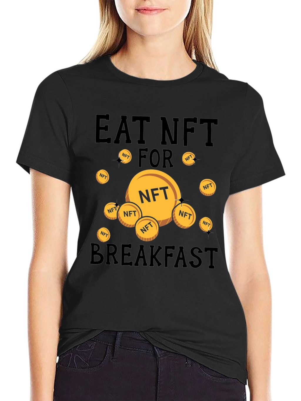 Eat NFT for Breakfast Graphic T-Shirt