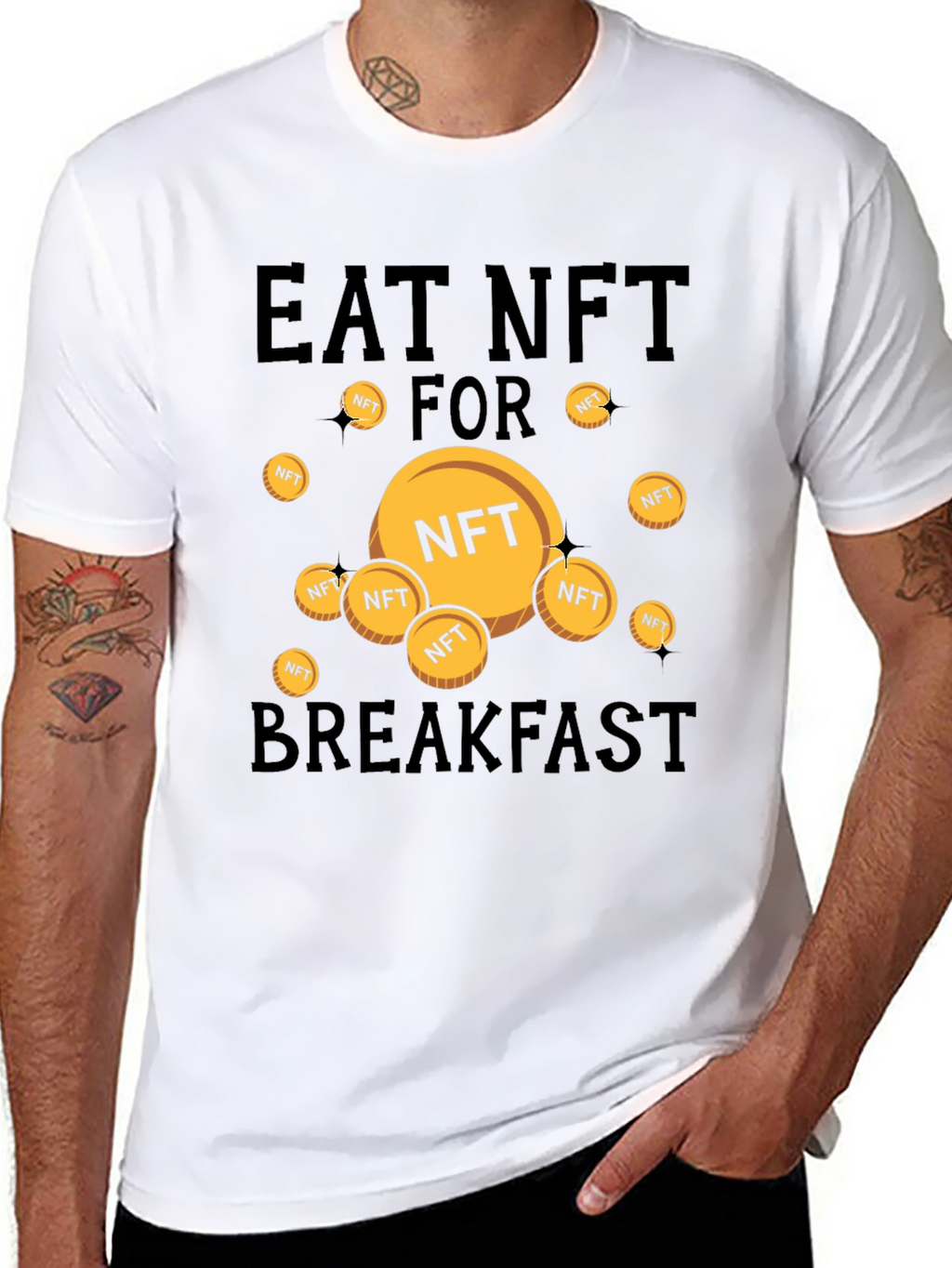 Eat NFT for Breakfast Graphic T-Shirt