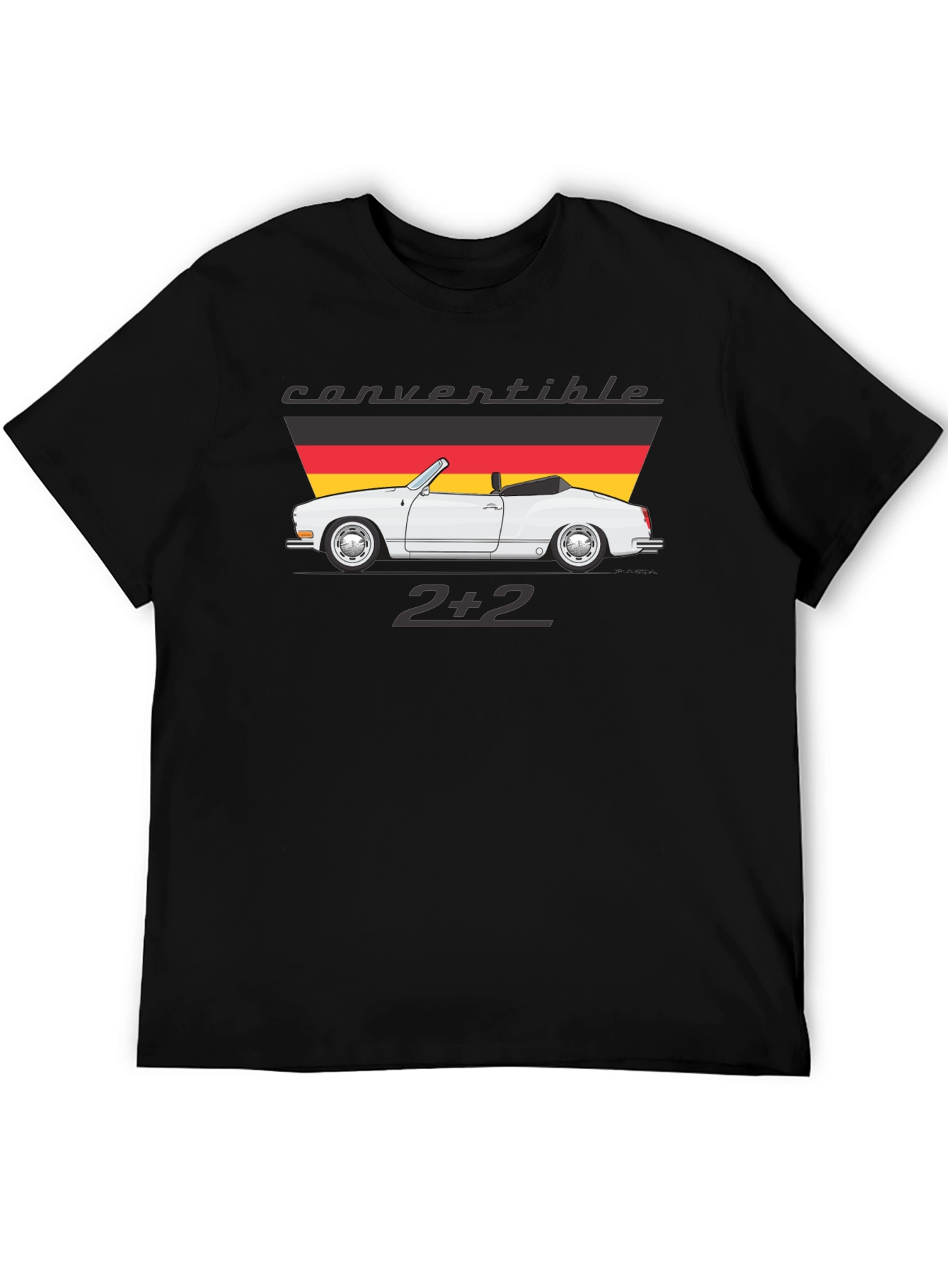 Convertible 2+2 Graphic Tee - Cool Car Design