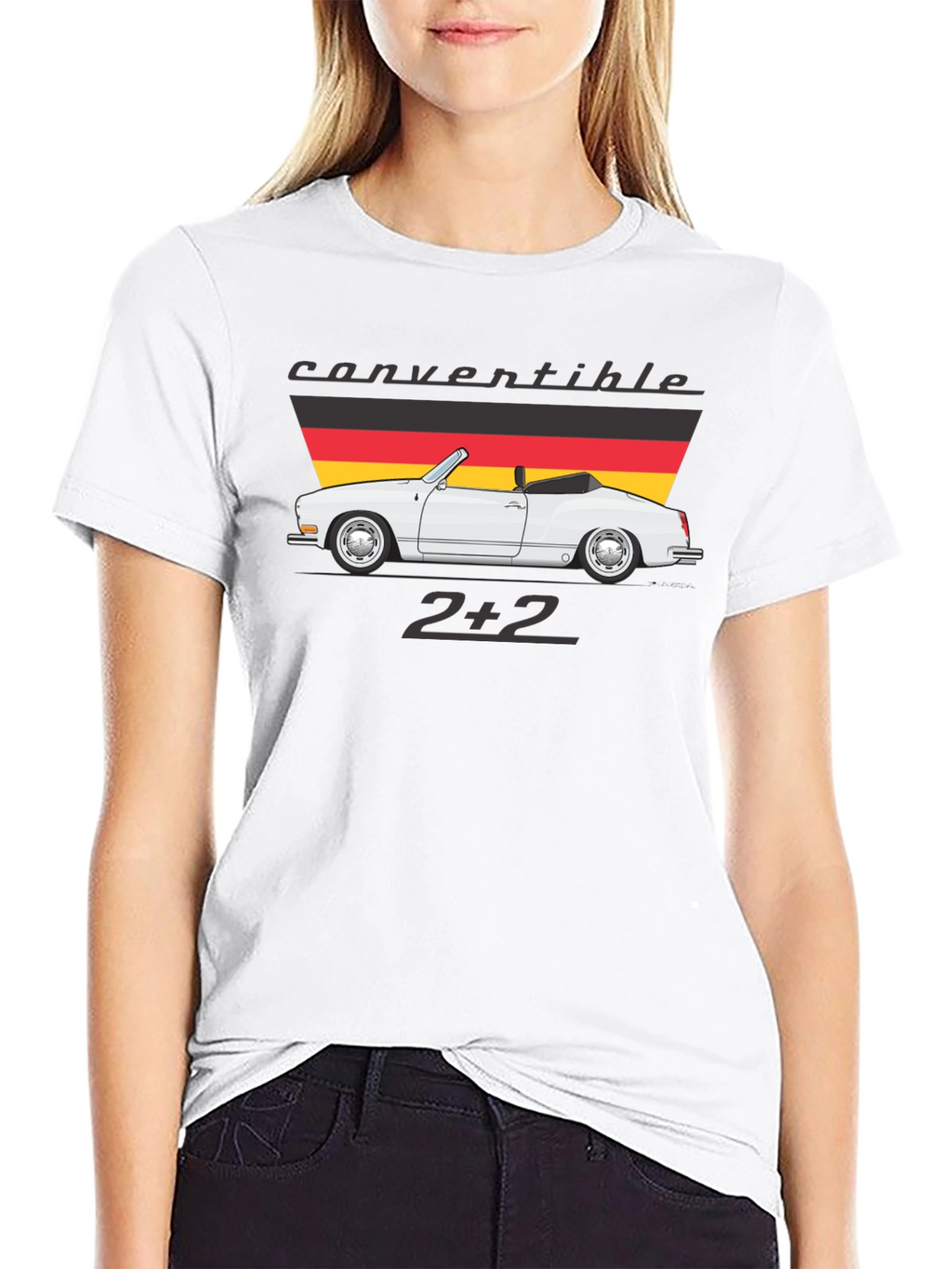Convertible 2+2 Graphic Tee - Cool Car Design