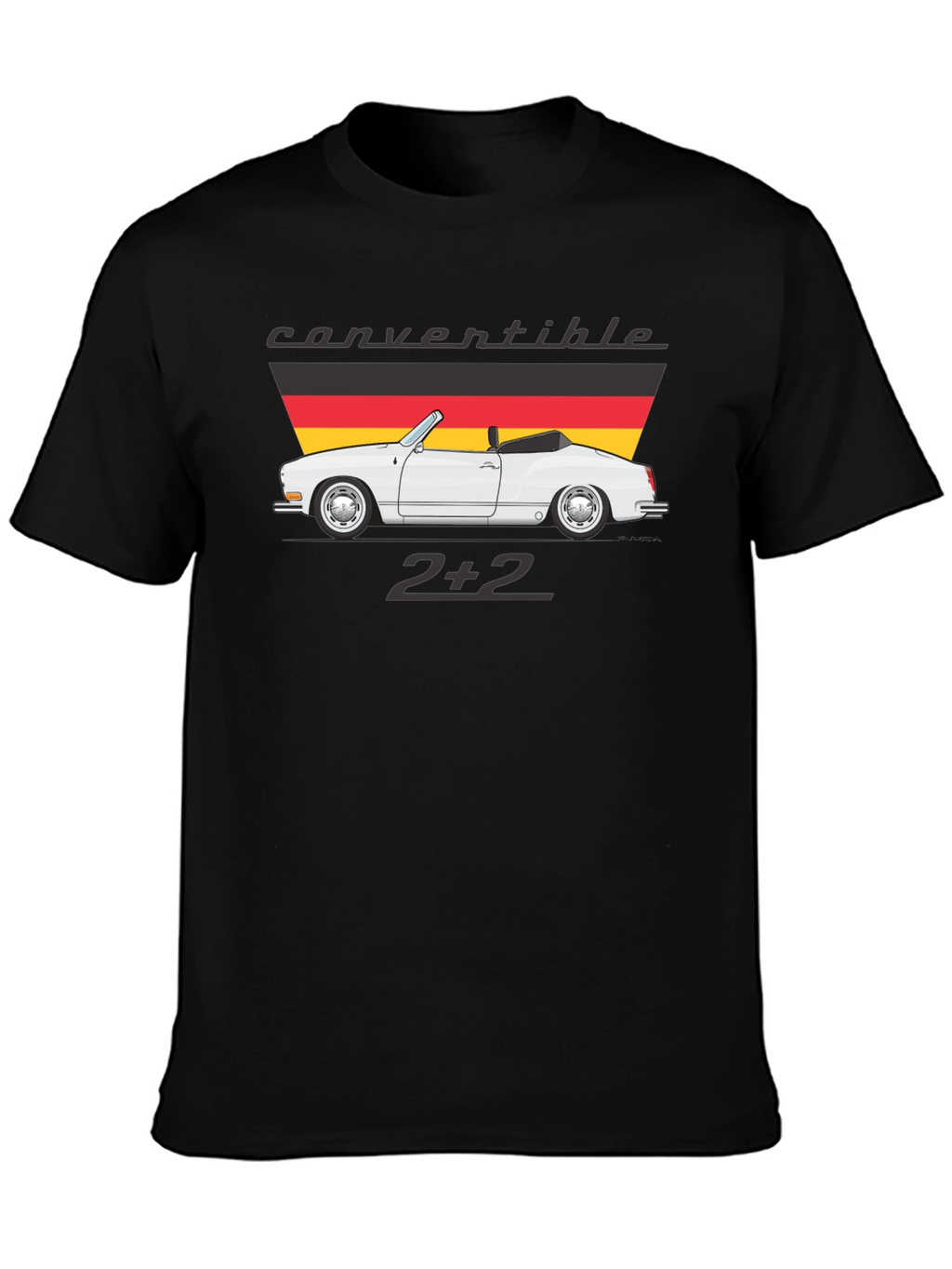 Convertible 2+2 Graphic Tee - Cool Car Design