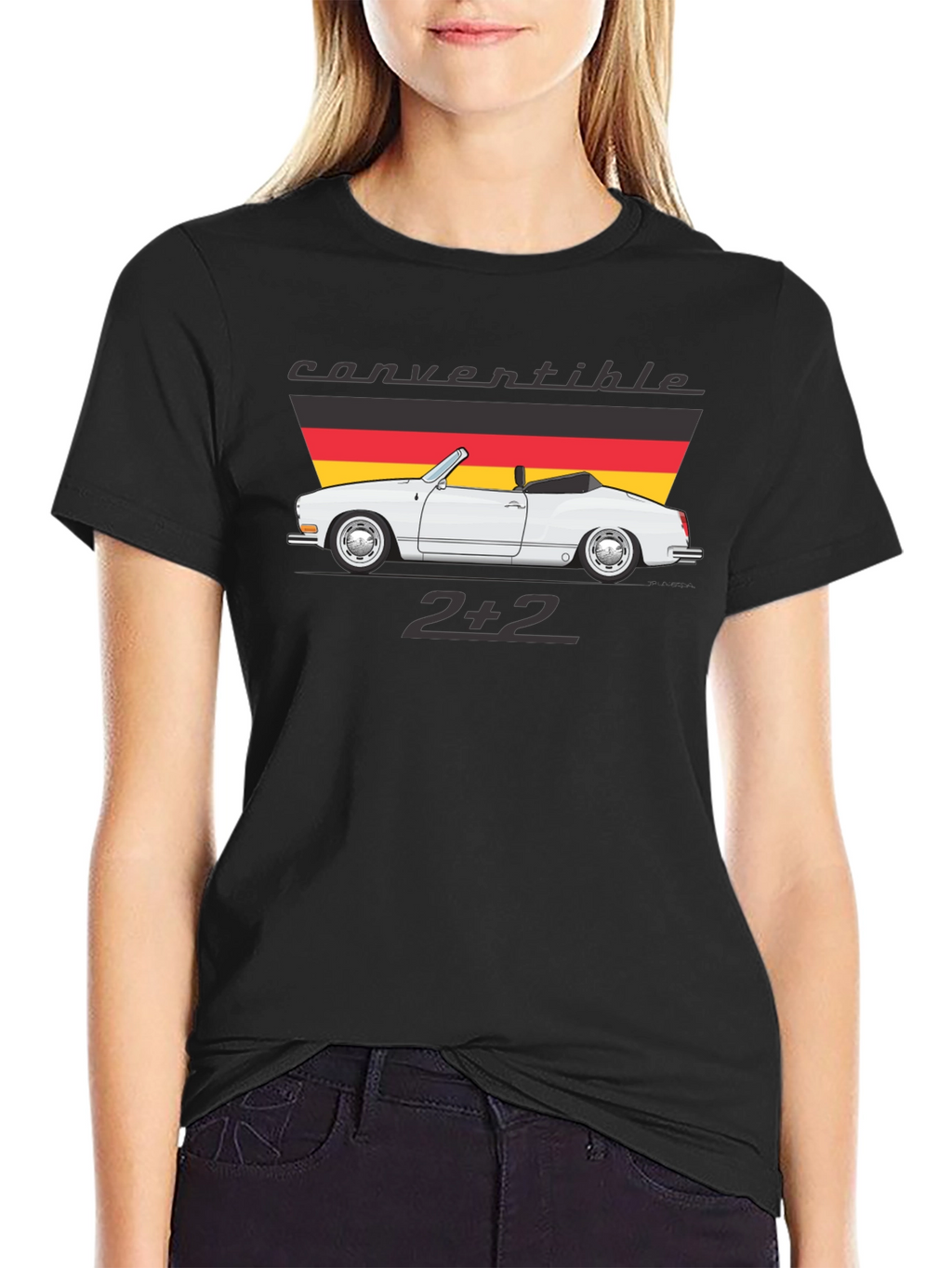 Convertible 2+2 Graphic Tee - Cool Car Design