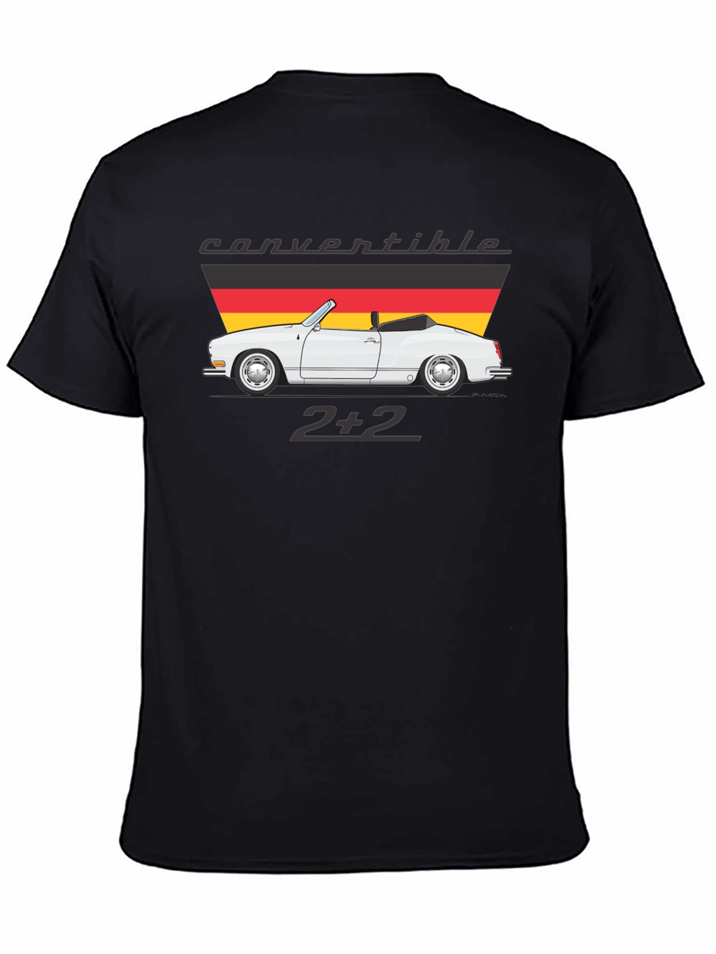 Convertible 2+2 Graphic Tee - Cool Car Design