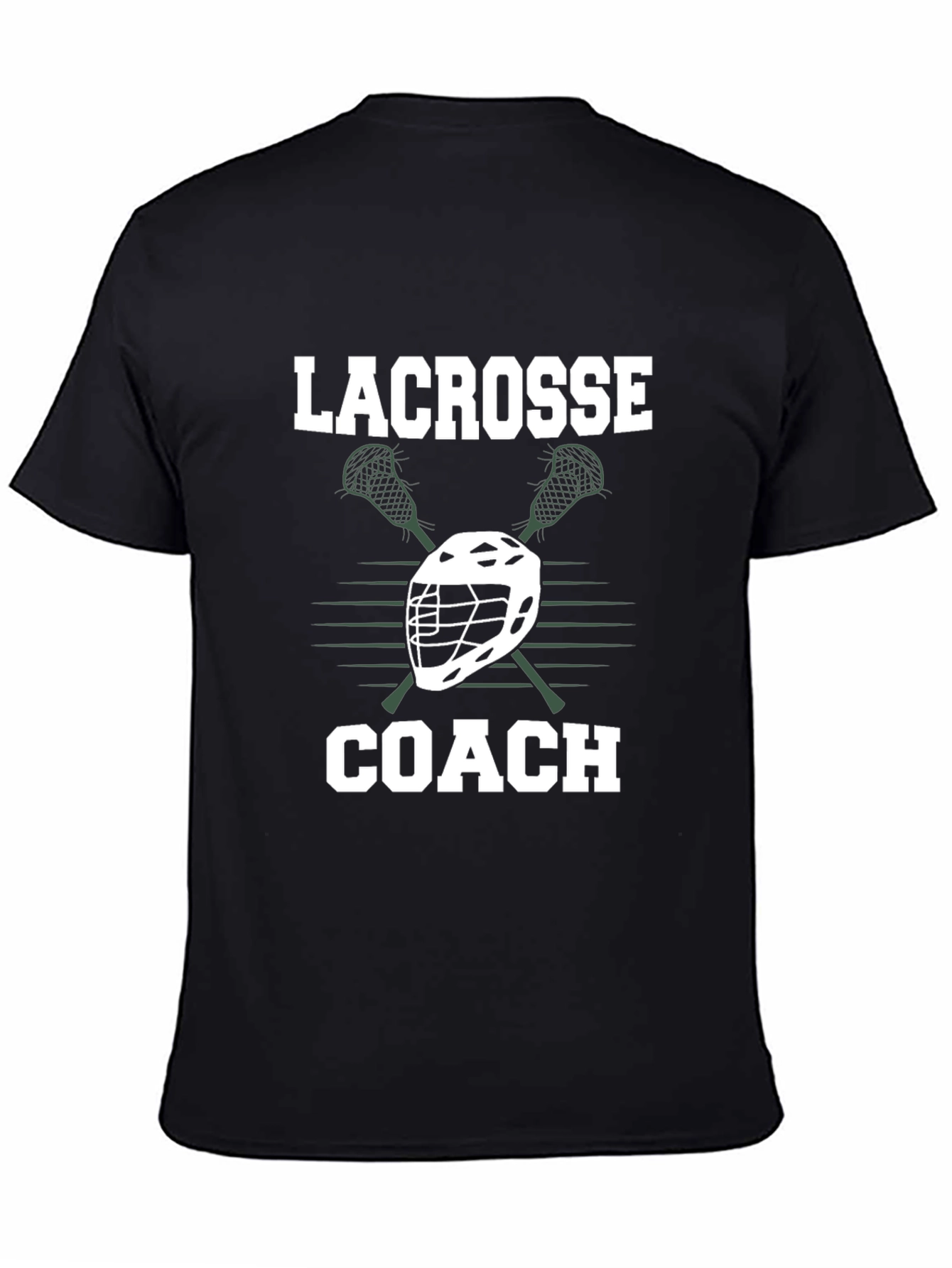 Lacrosse Coach T-Shirt - Sporty Graphic Tee
