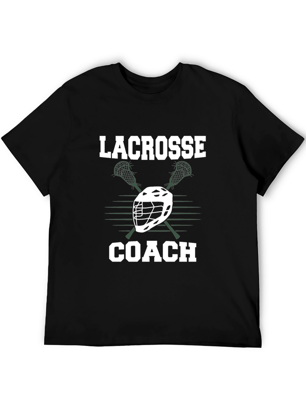 Lacrosse Coach T-Shirt - Sporty Graphic Tee