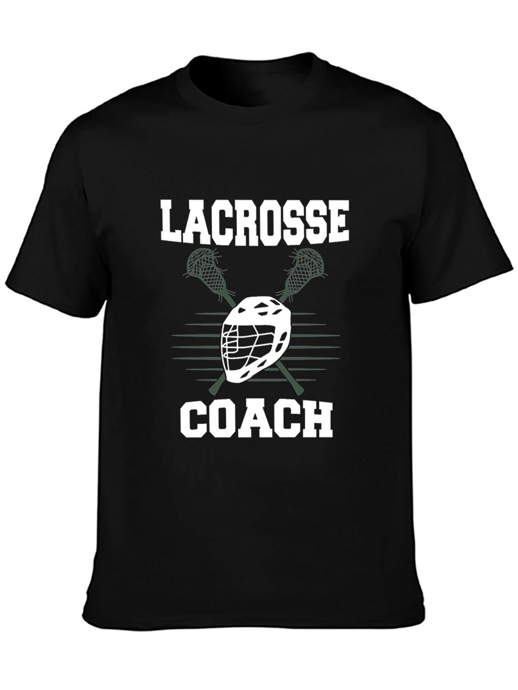 Lacrosse Coach T-Shirt - Sporty Graphic Tee
