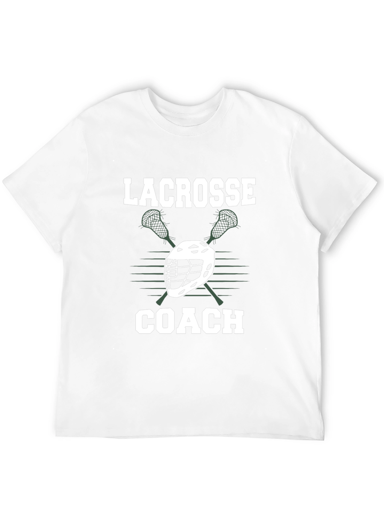 Lacrosse Coach T-Shirt - Sporty Graphic Tee