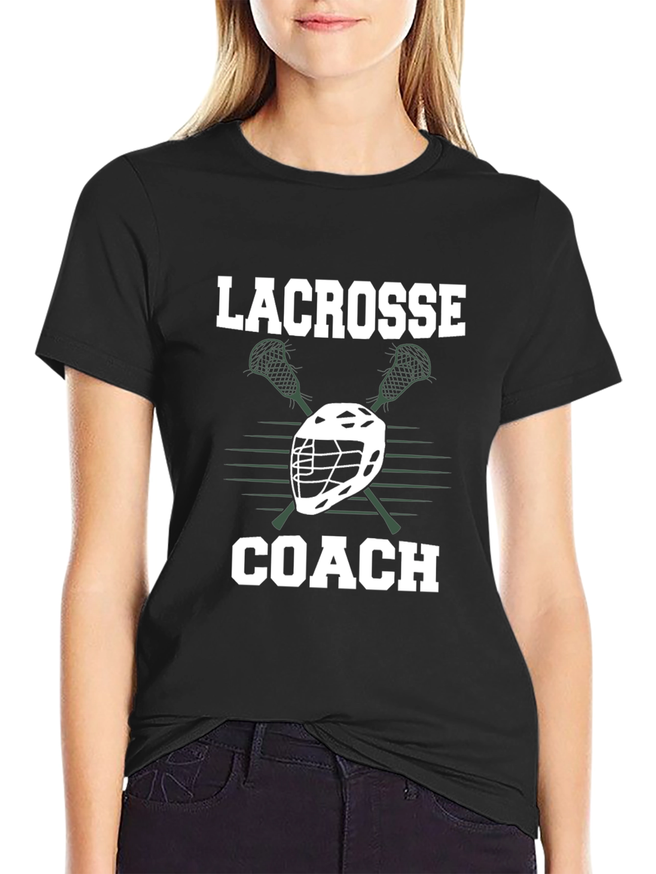 Lacrosse Coach T-Shirt - Sporty Graphic Tee