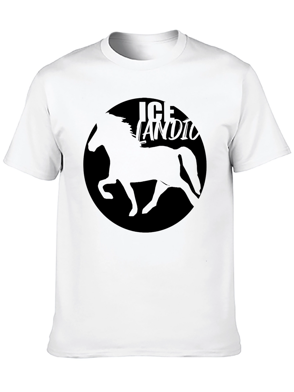 Icelandic Horse Black T-Shirt