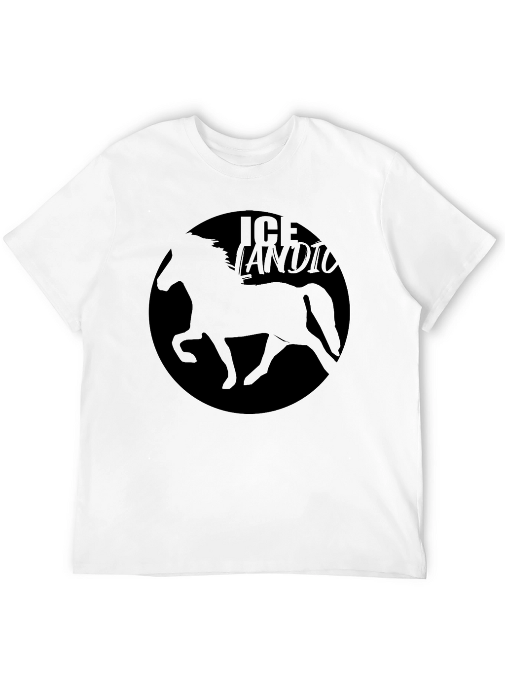 Icelandic Horse Black T-Shirt
