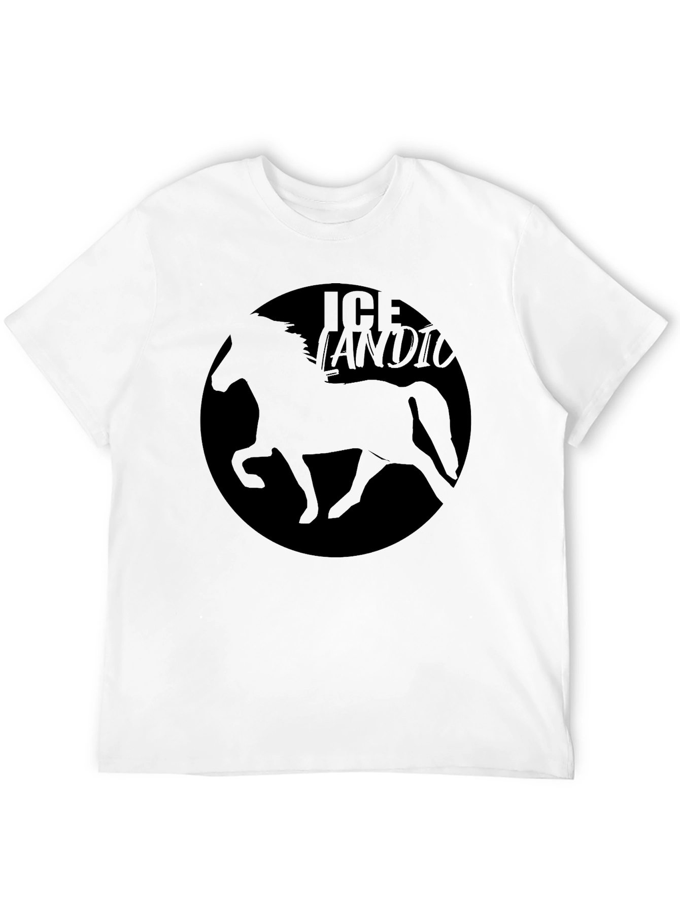 Icelandic Horse Black T-Shirt