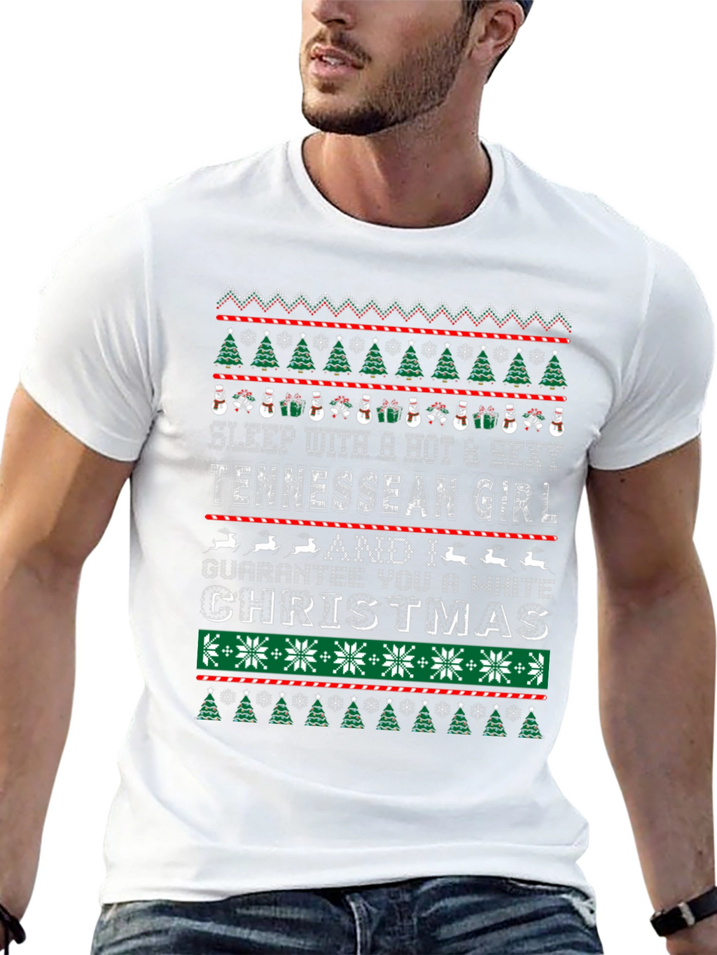 Tennessee Christmas Graphic T-Shirt