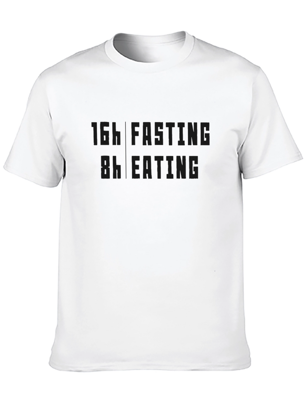 16h Fasting 8h Eating Black T-Shirt