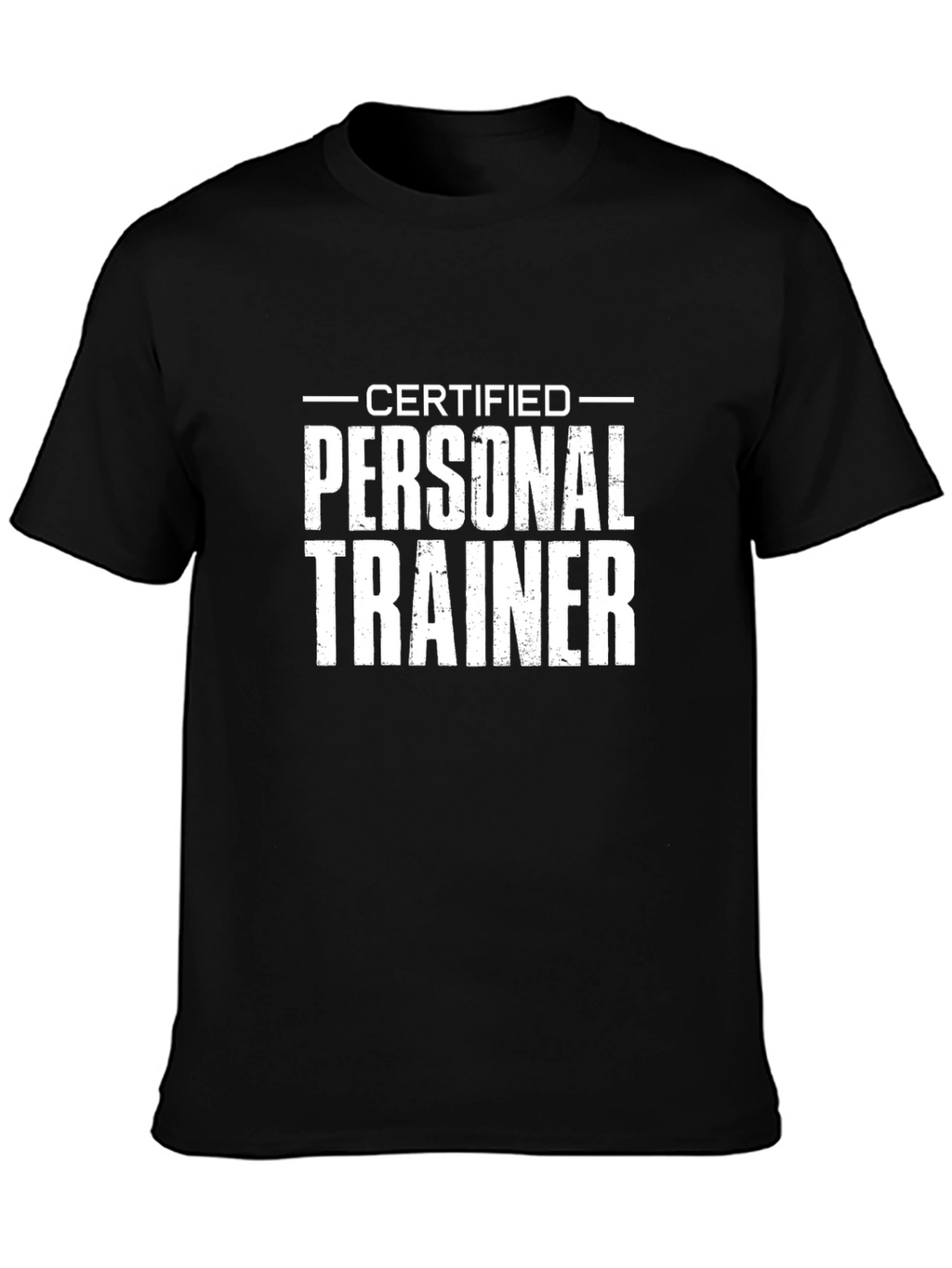 Certified Personal Trainer Black T-Shirt