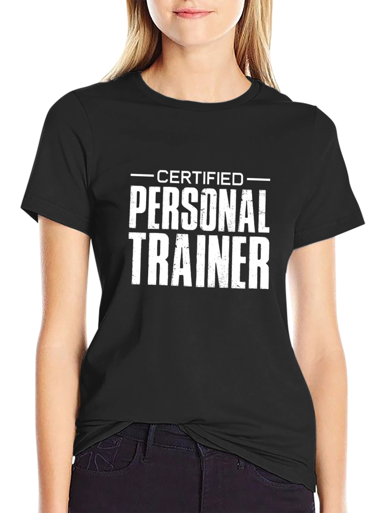 Certified Personal Trainer Black T-Shirt