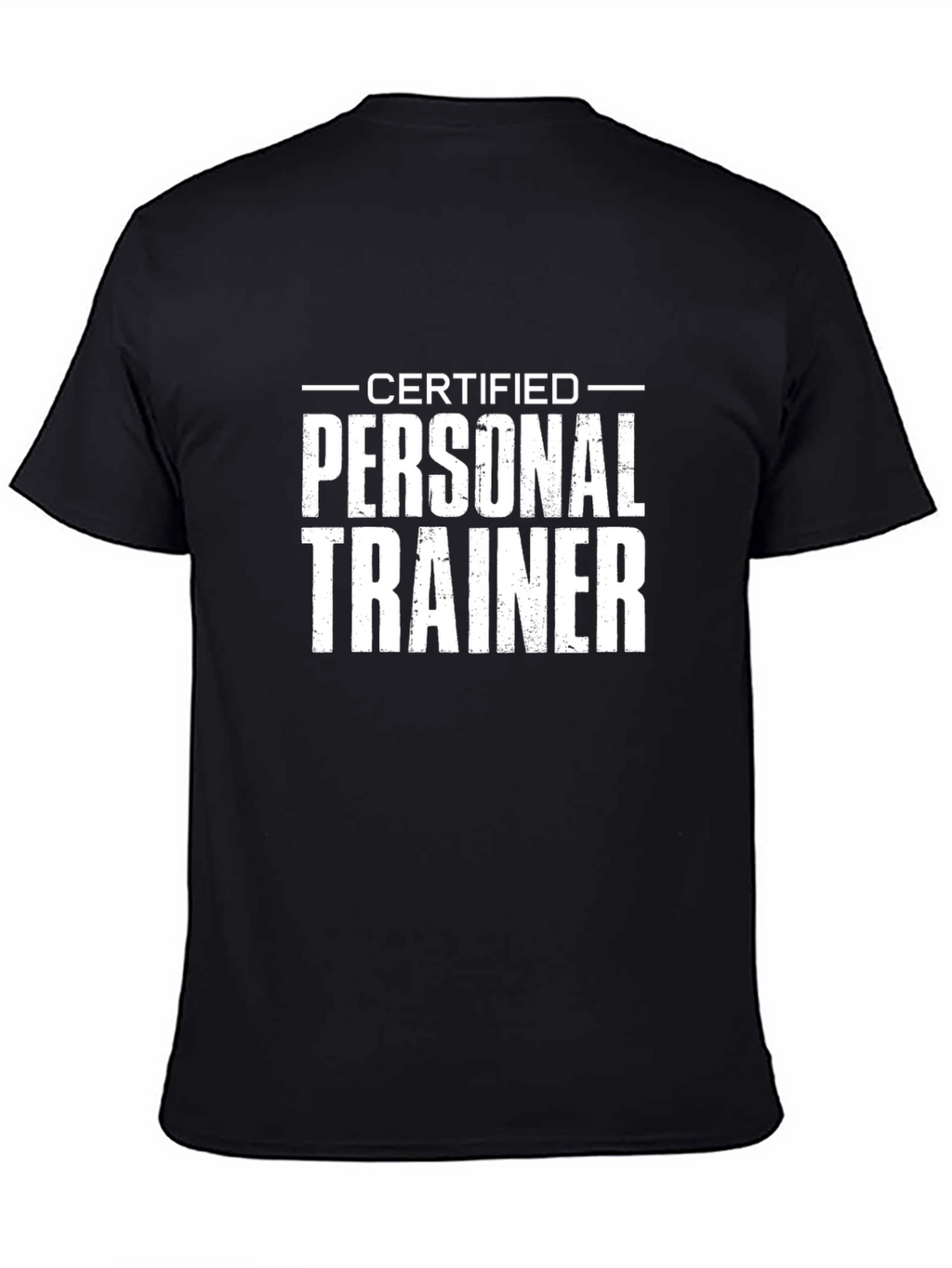 Certified Personal Trainer Black T-Shirt