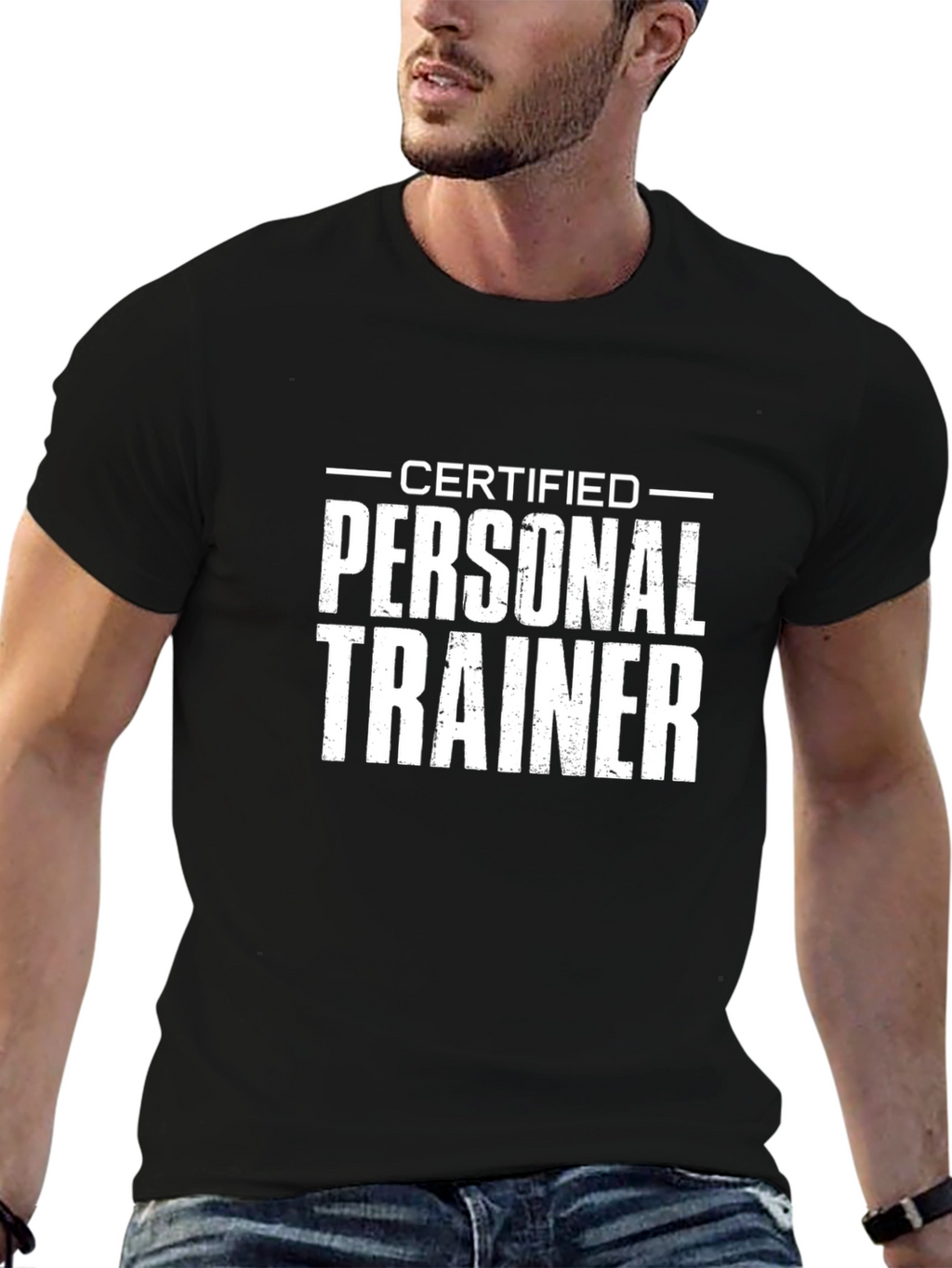Certified Personal Trainer Black T-Shirt