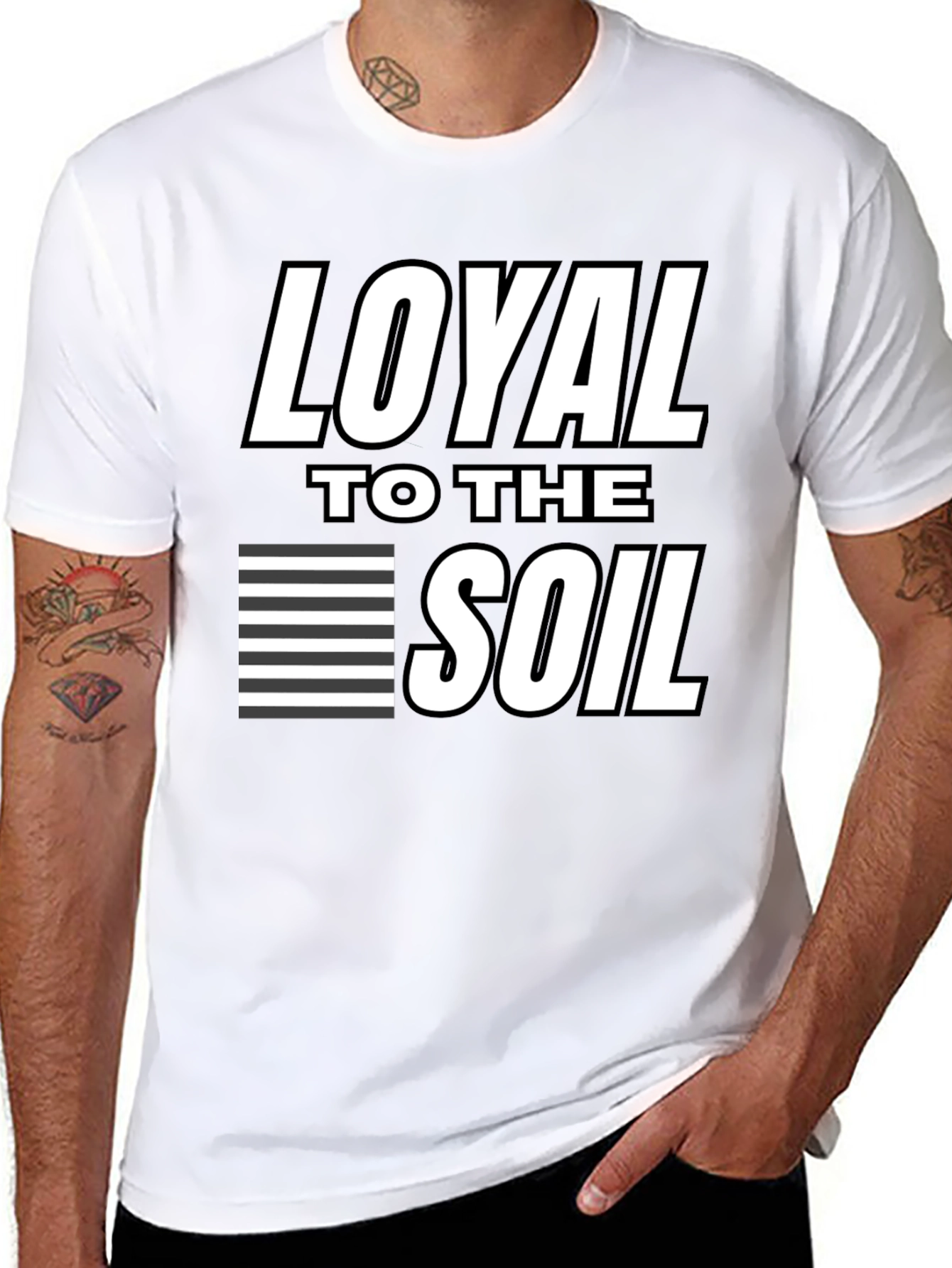 Loyal to the Soil Graphic Tee - Black