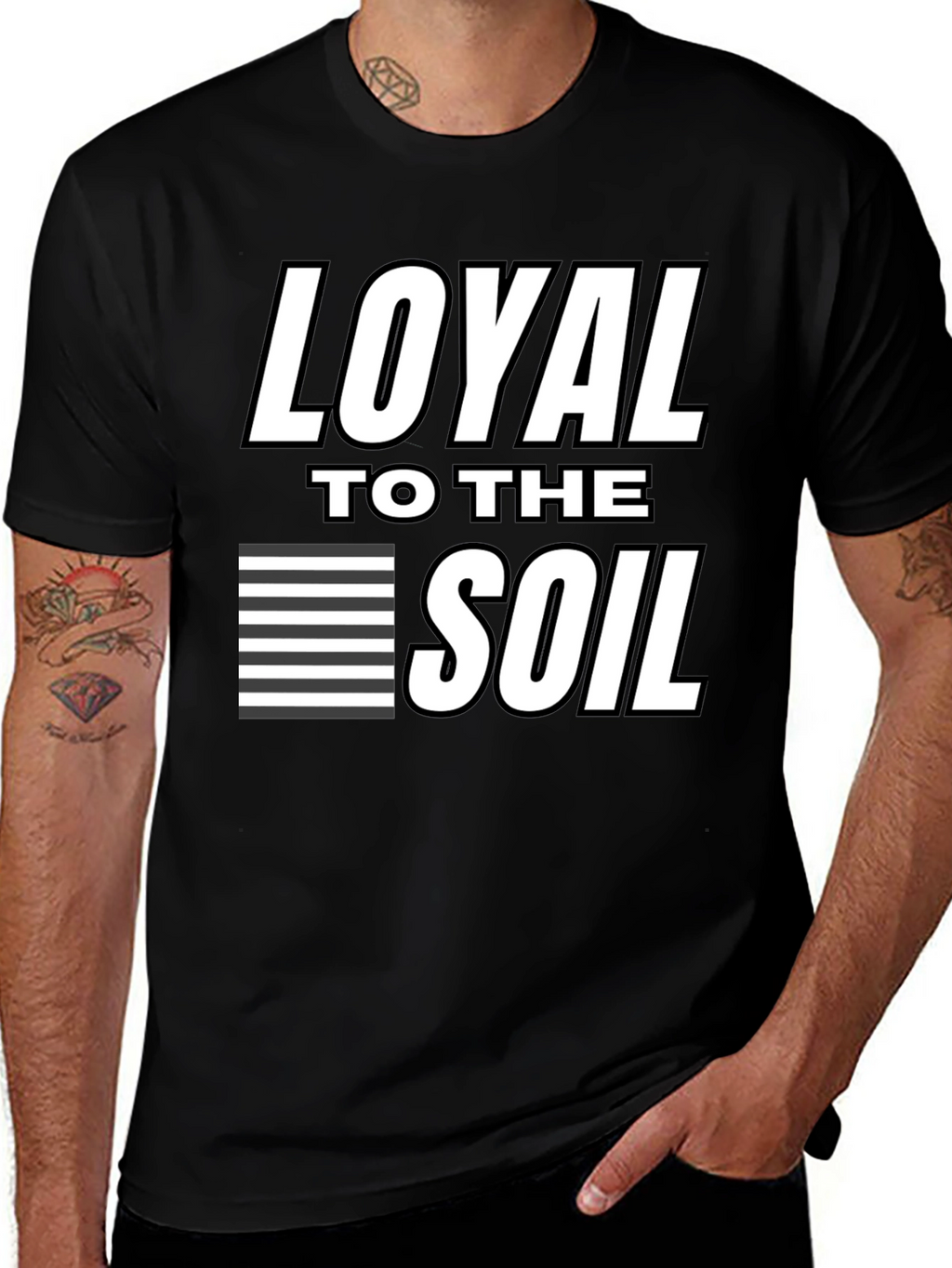 Loyal to the Soil Graphic Tee - Black