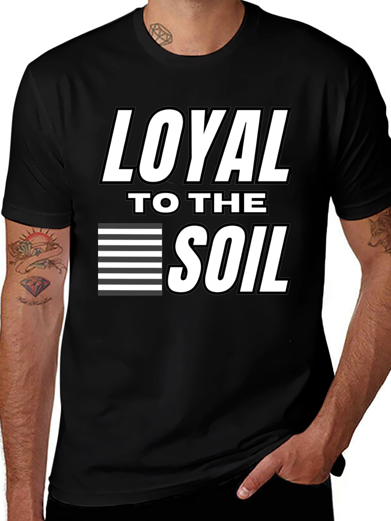 Loyal to the Soil Graphic Tee - Black