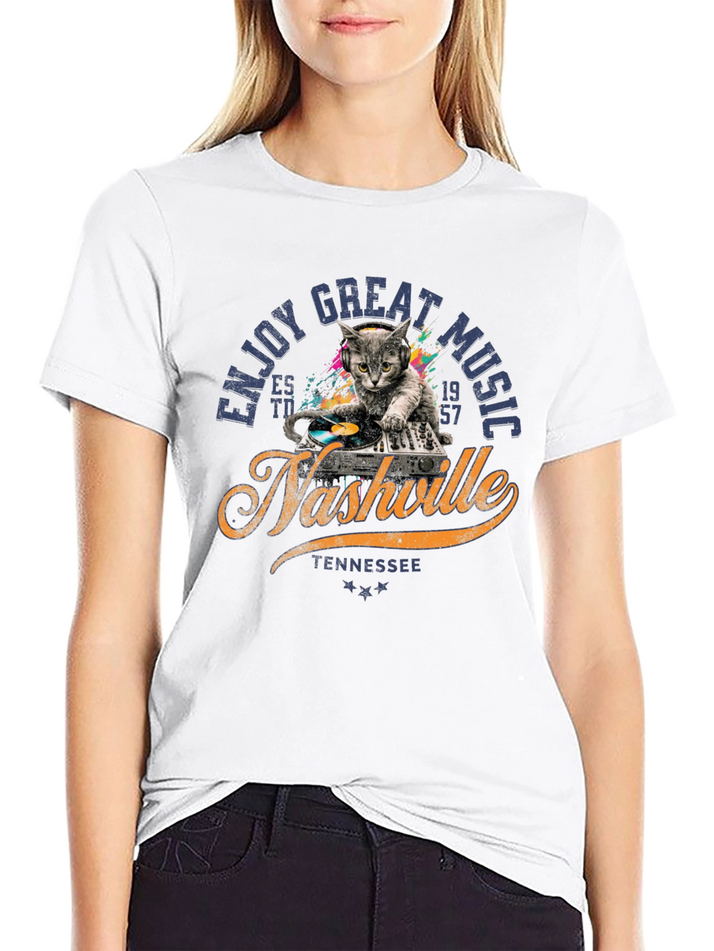 Nashville Cat DJ T-Shirt