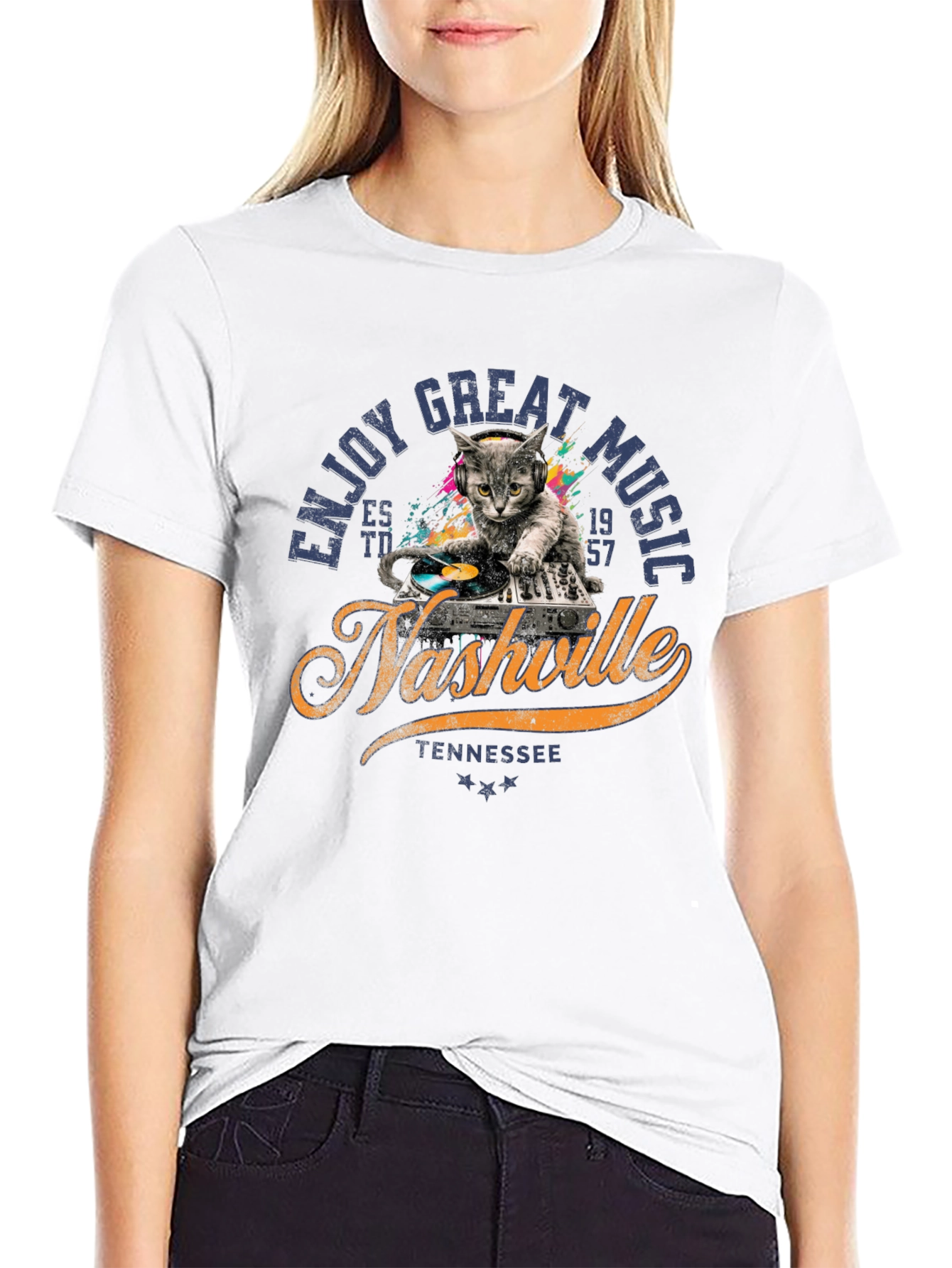 Nashville Cat DJ T-Shirt