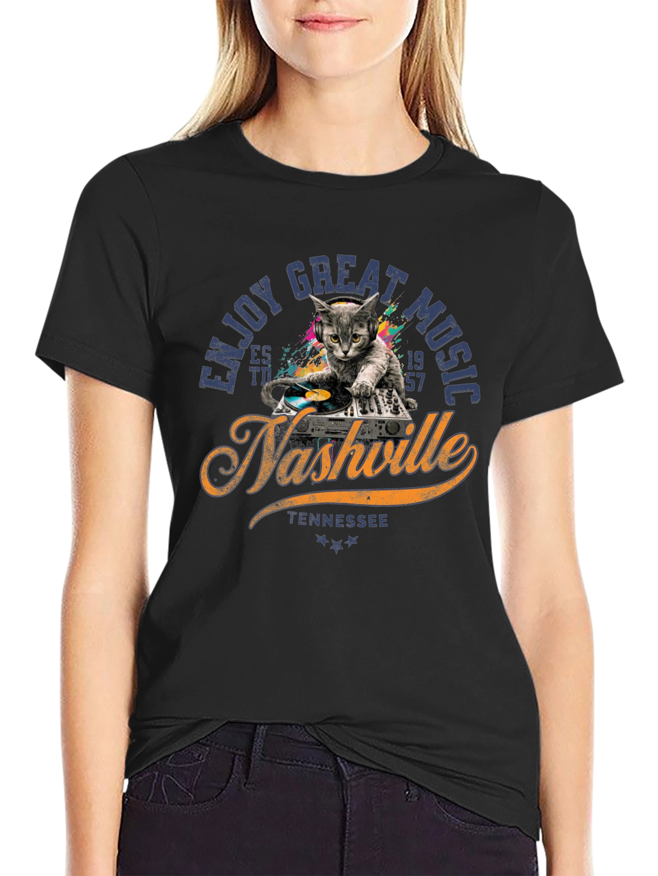 Nashville Cat DJ T-Shirt