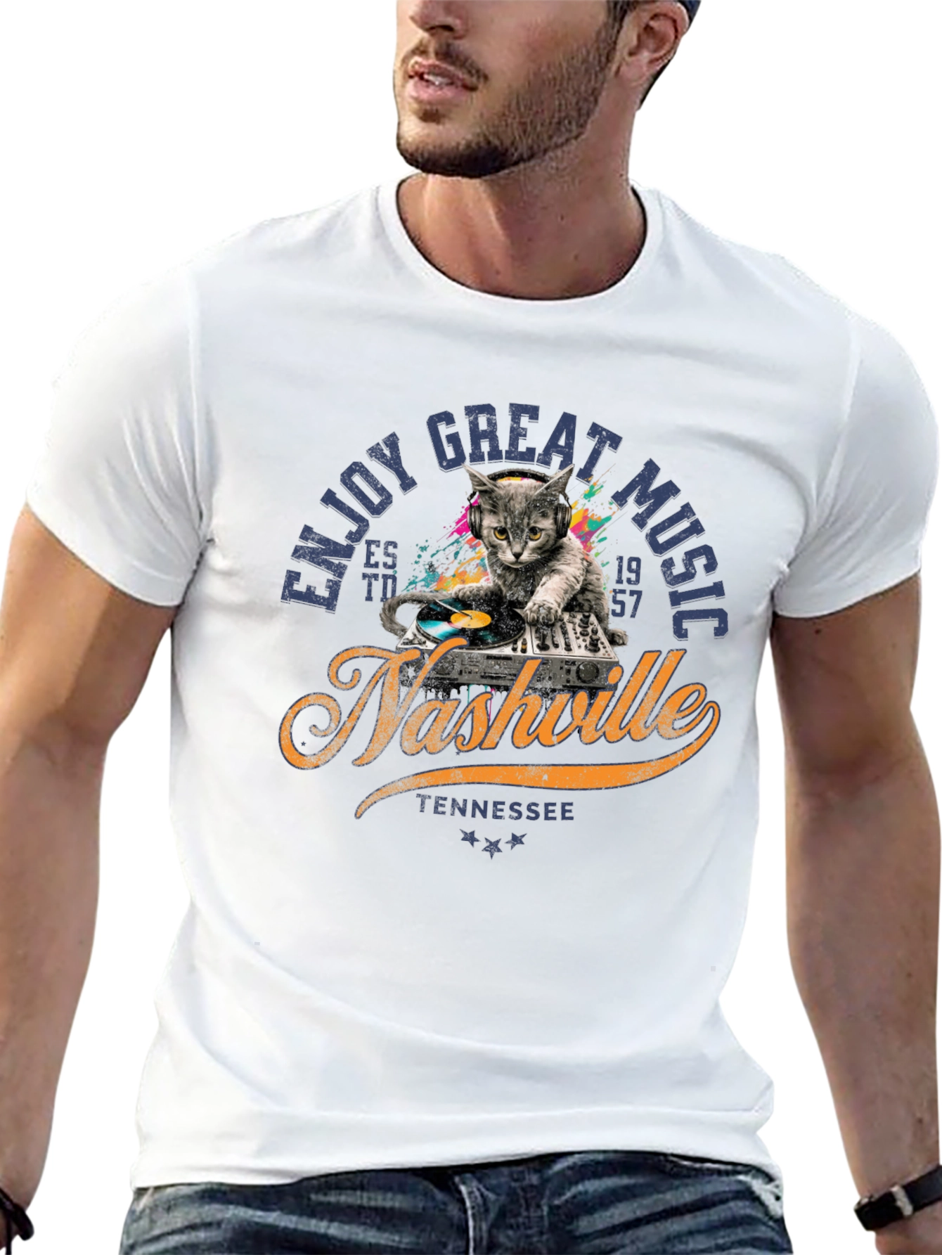 Nashville Cat DJ T-Shirt