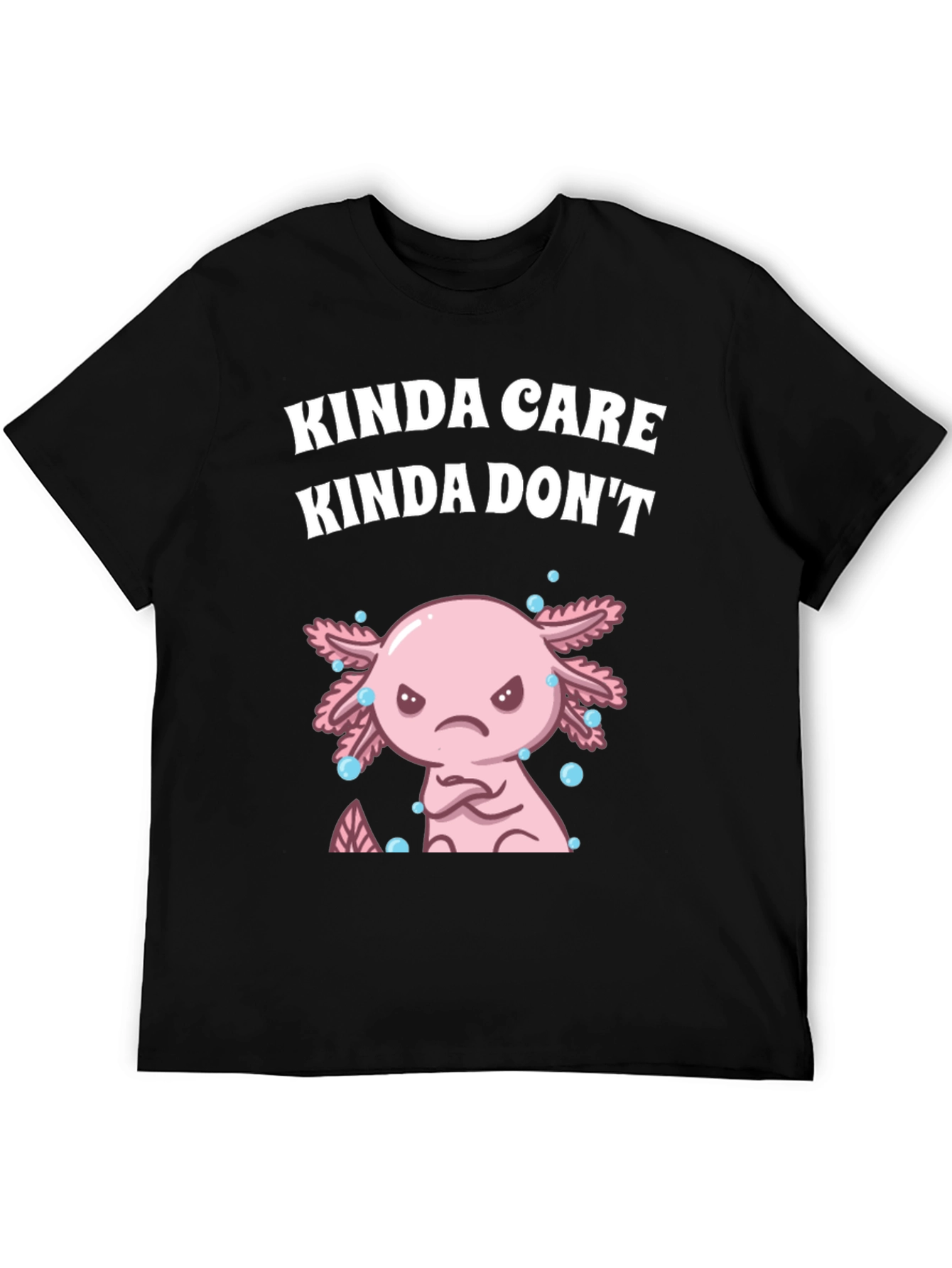 Kinda Care Axolotl Graphic T-Shirt